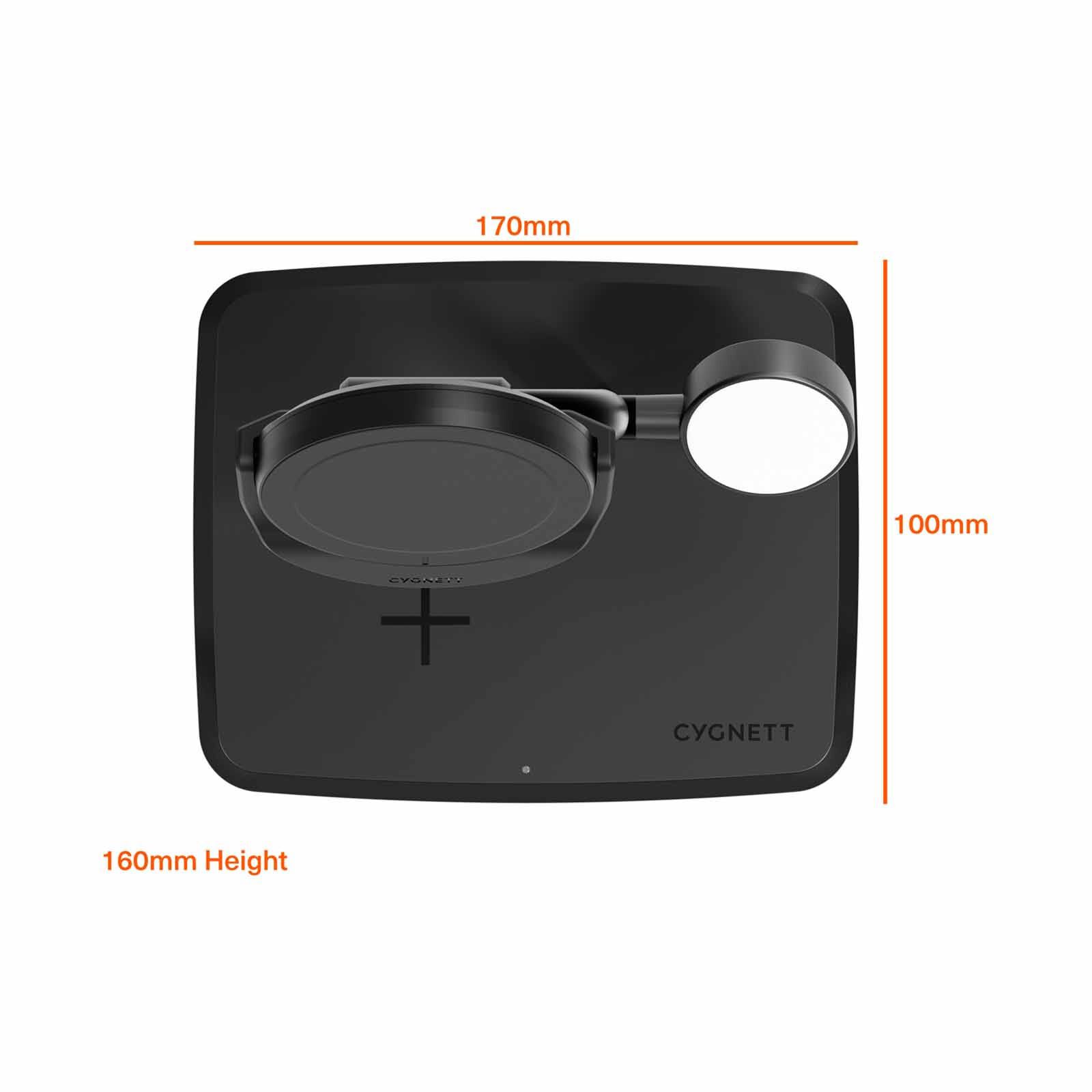 CYGNETT Chargebase 3-in-1 Magnetic Qi2.0 Wireless Charger - Black CY5100BUNCP-image 4