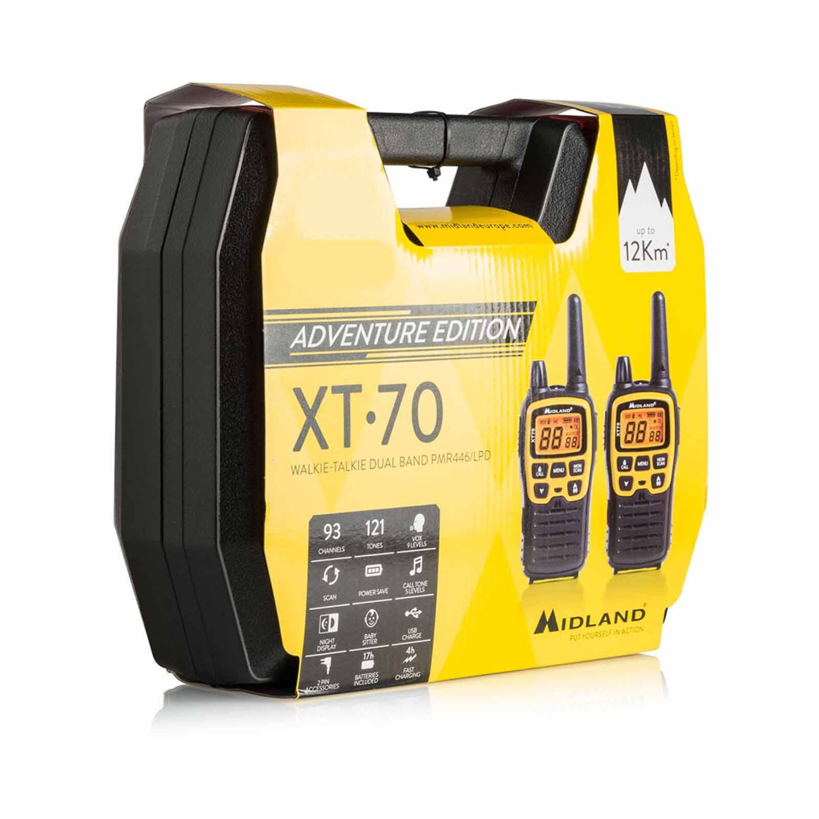 MIDLAND Walkie Talkie Dual Band Pmr446/lpd (12km) XT70 ADV-image 4