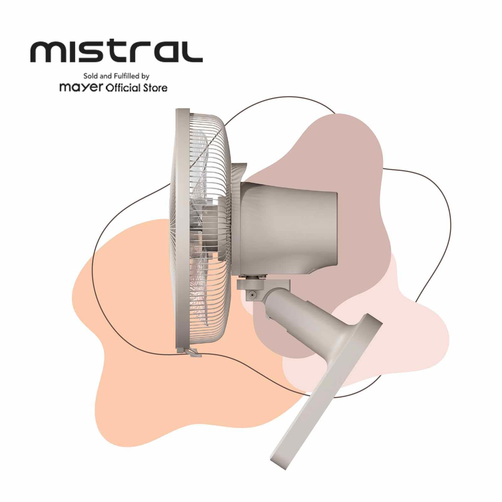 MISTRAL 12 In Dc Detachable Wall Fan With Remote Control MWF1257DR-image 2