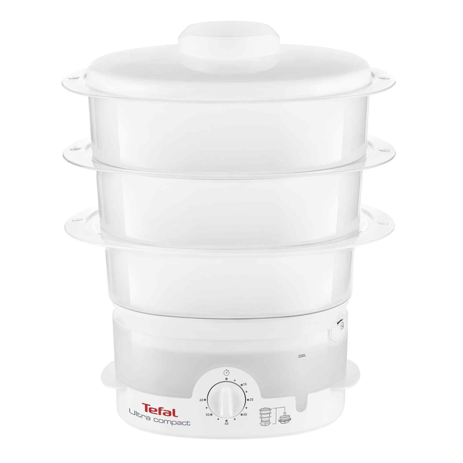 TEFAL Ultra Compact Bpa Free Food Steamer VC1511-image null