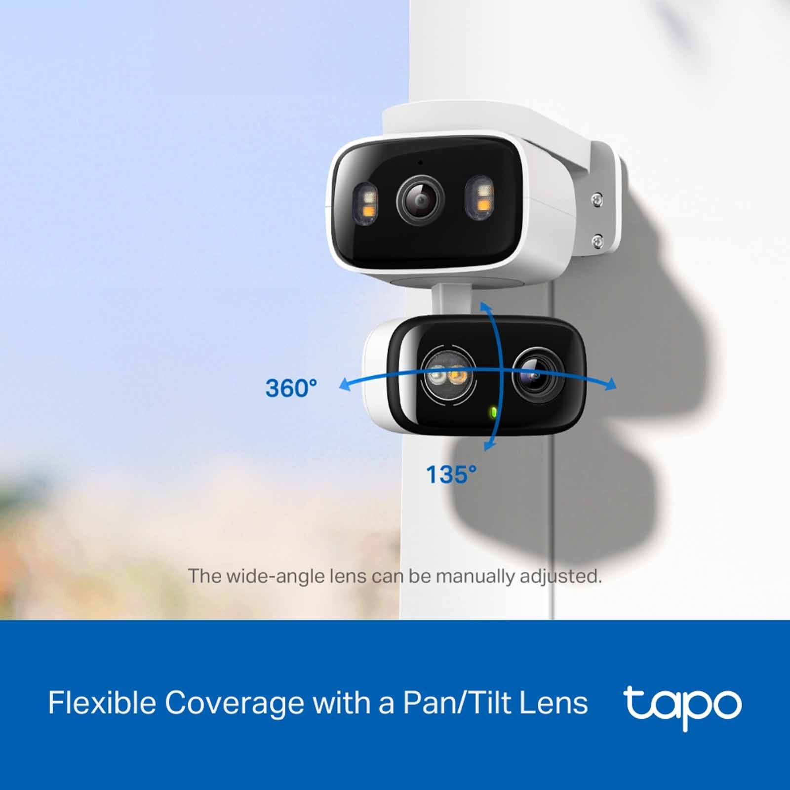 TP LINK Indoor/outdoor Dual Lens Pan/tilt Security Camera TAPO TC34-image 7