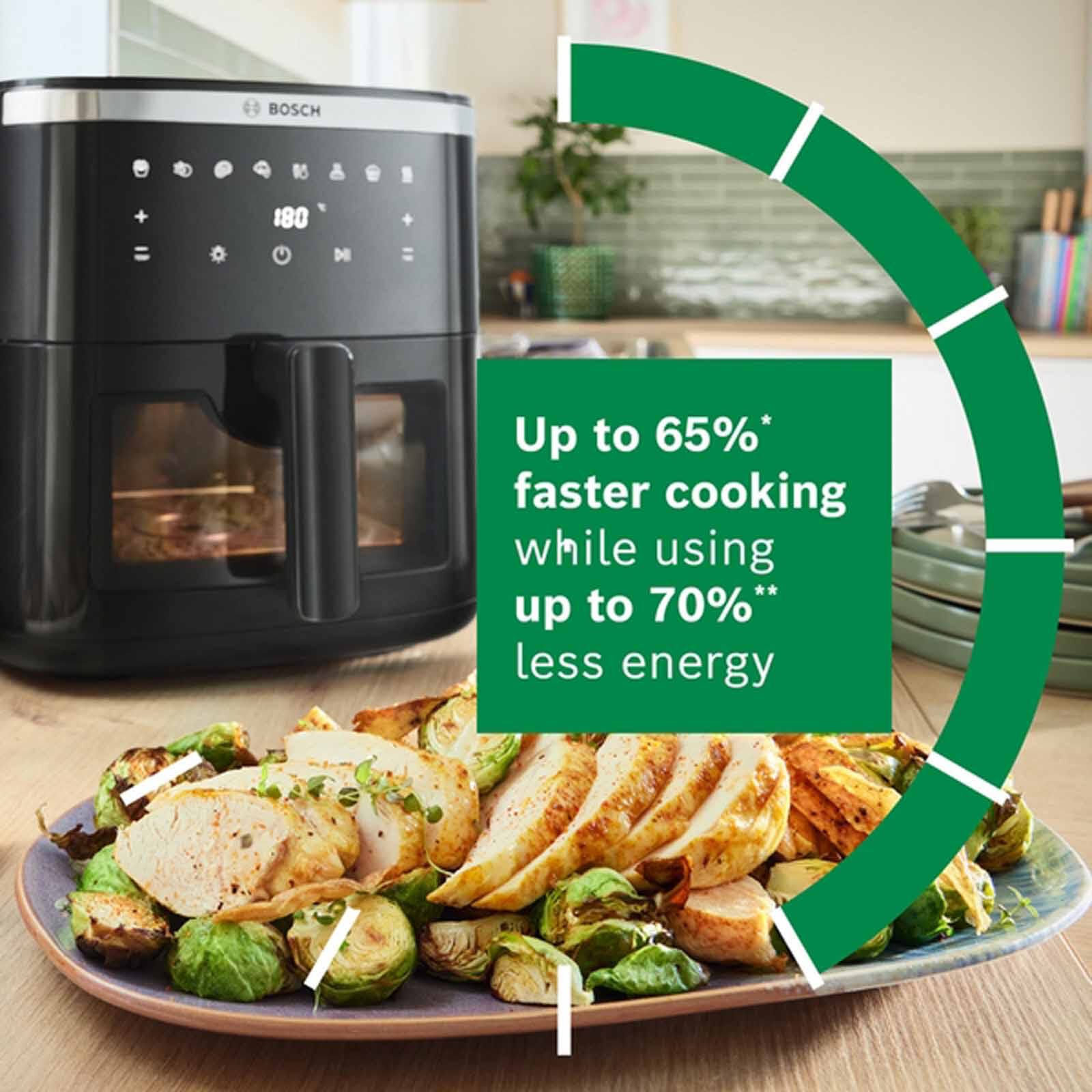 BOSCH Air Fryer (7.2l, 1800w) - Black MAF671B0GB-image 8