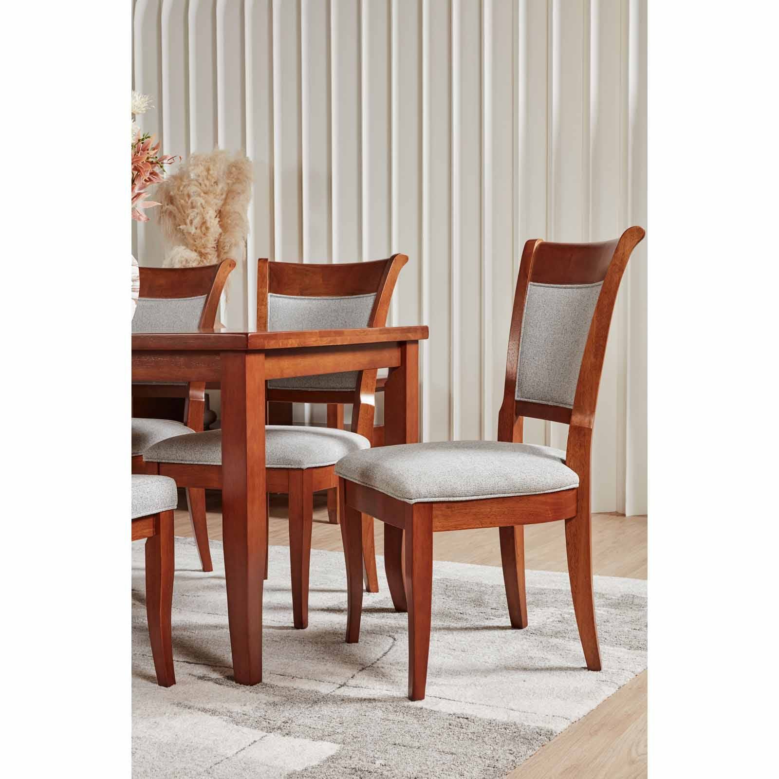 6 Piece Dining Set (silver) NEW KAMIYAH-image 9