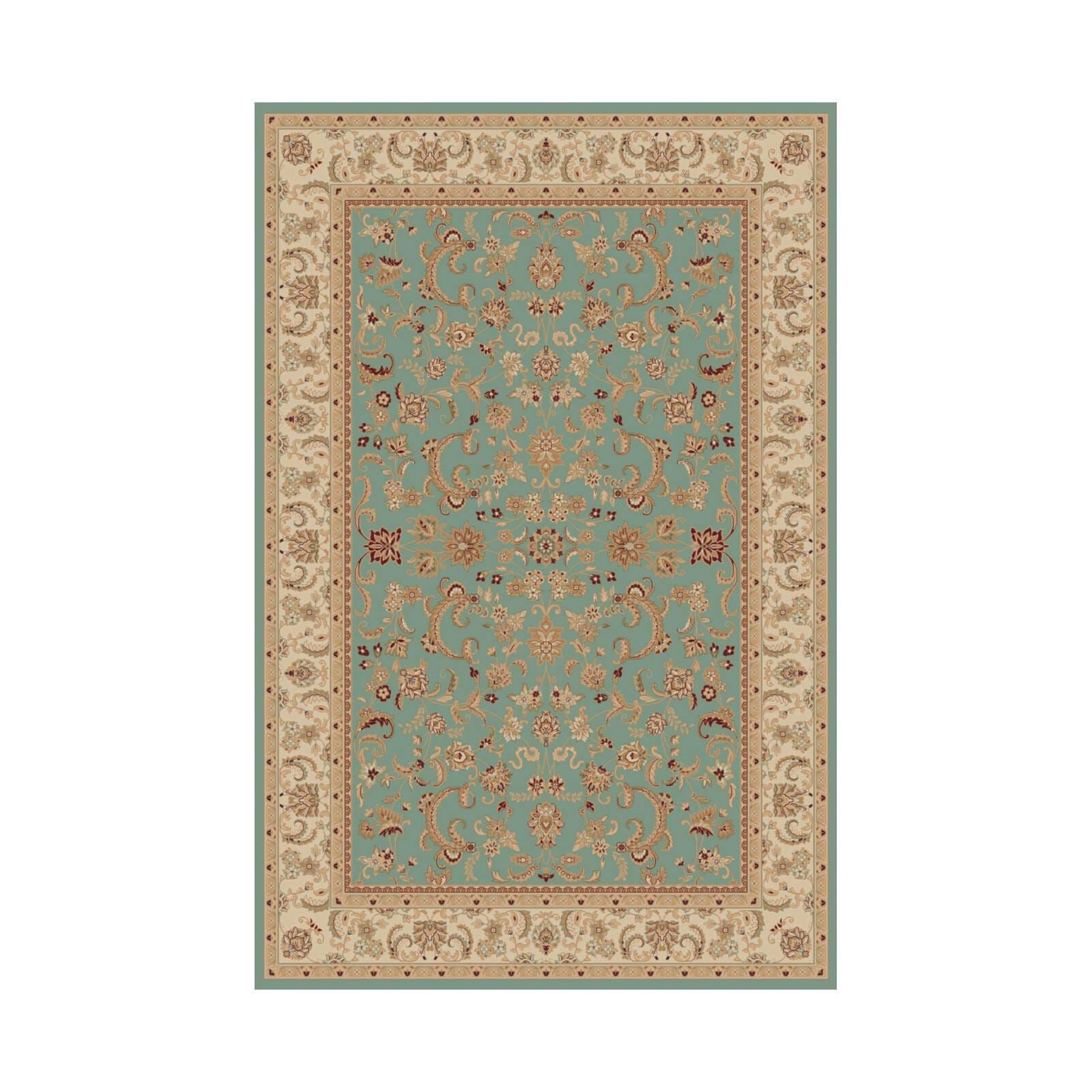 HERITAGE 100% Polypropylene Heatset Fine 1600 Dtex, 160x230cm SAMARKAND (BLUE CREAM)