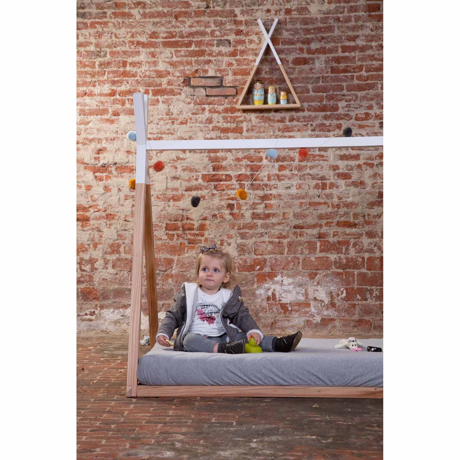 CHILDHOME Natural White - 70x140cm (online) TIPI BED-image 5