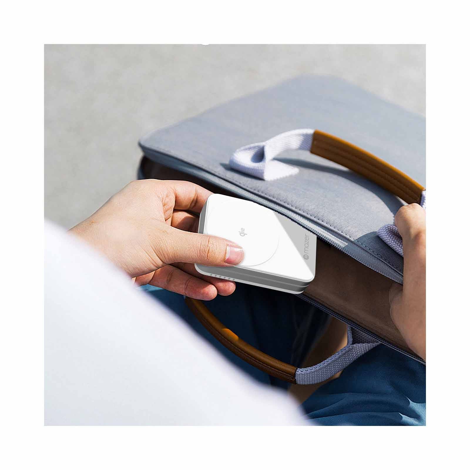 MAZER Qi2 Certified 32w Wireless Foldable 2in1+usb-c Pd12w Output Charger - White M-QI2-MAGFOLD02-WH-image 10