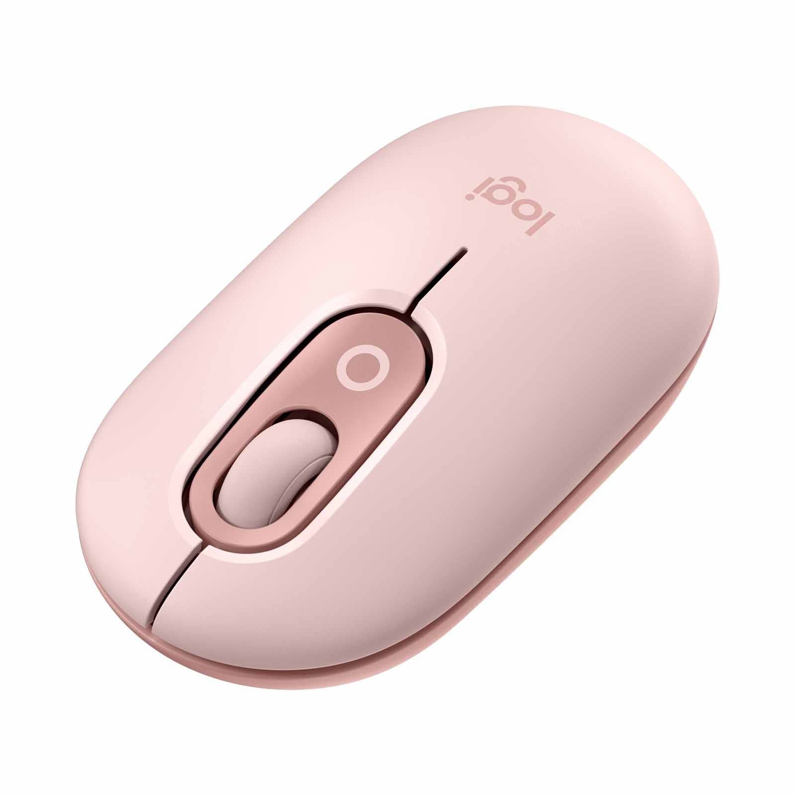 LOGITECH Pop Mouse With Emoji - Rose 910-007402-image 4