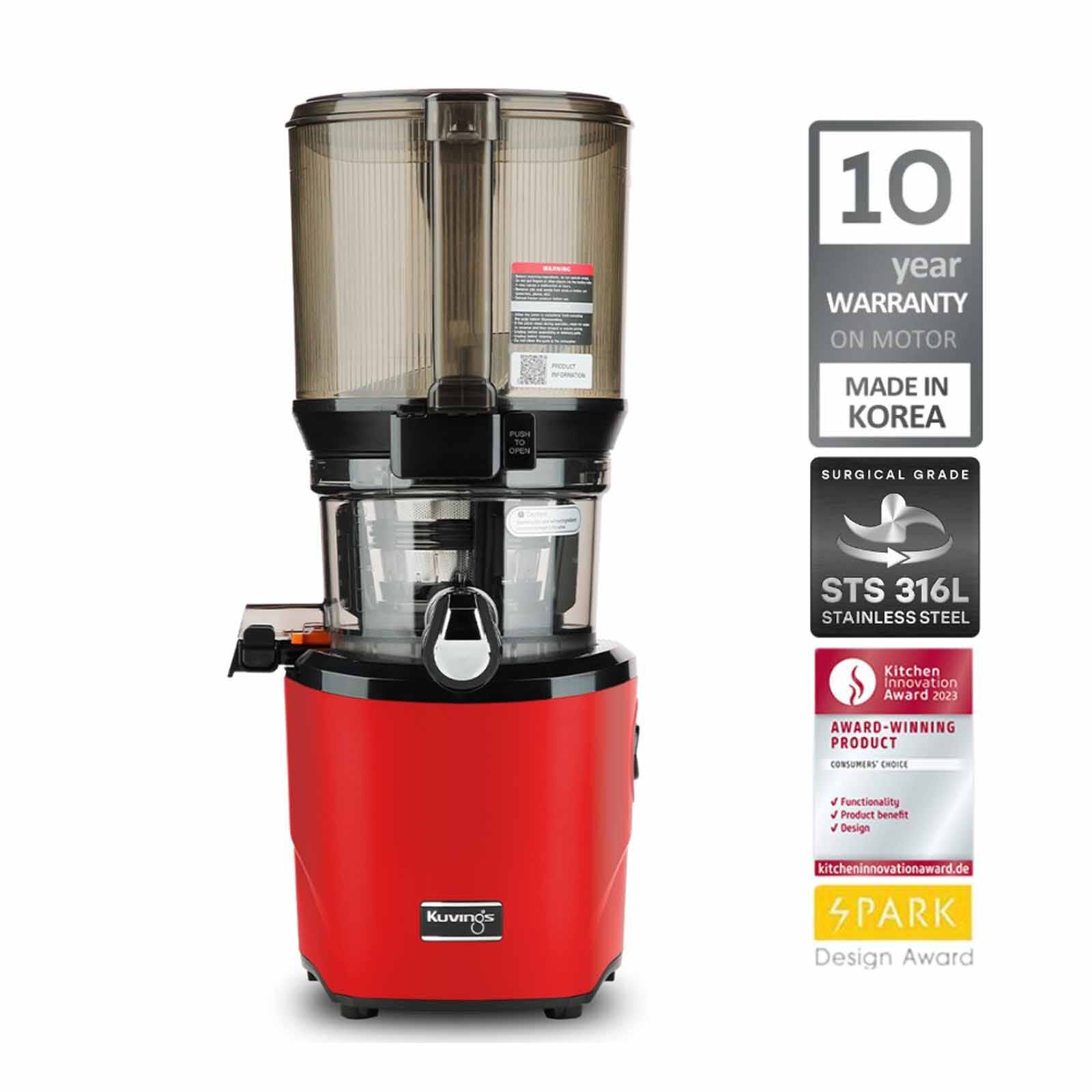 KUVINGS Auto 10s Slow Juicer - Red AUTO 10S RED