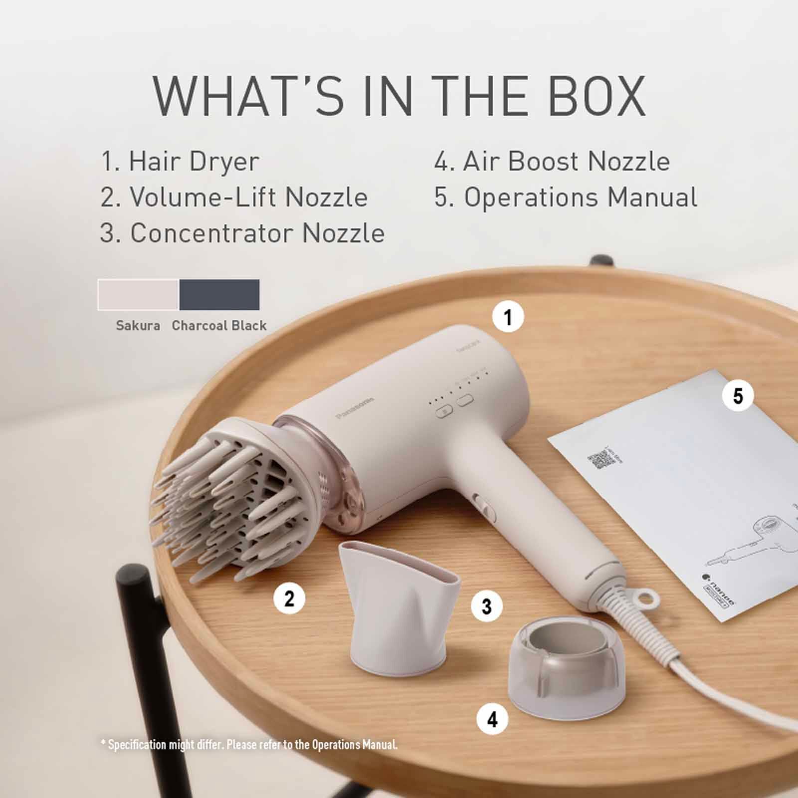 PANASONIC Nanoe Hair Dryer - Sakura Pink EH-NA0L-P635-image 6