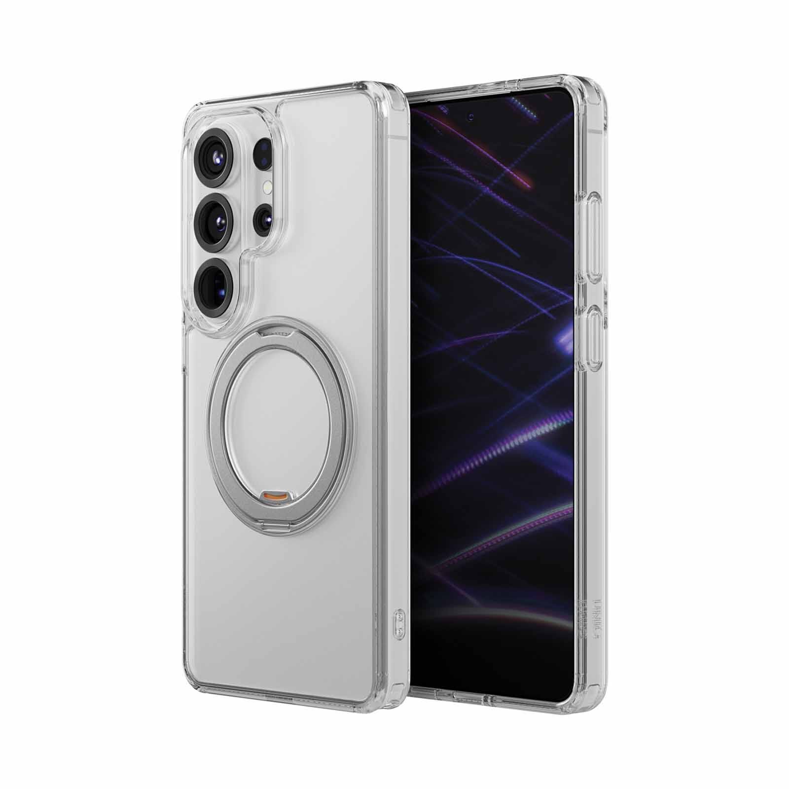 UNIQ Hybrid Galaxy S26 Ultra Swivix With 360 Rotating Kickstand - Lucent Clear UNIQ-GS26UHYB-SWVLCLR