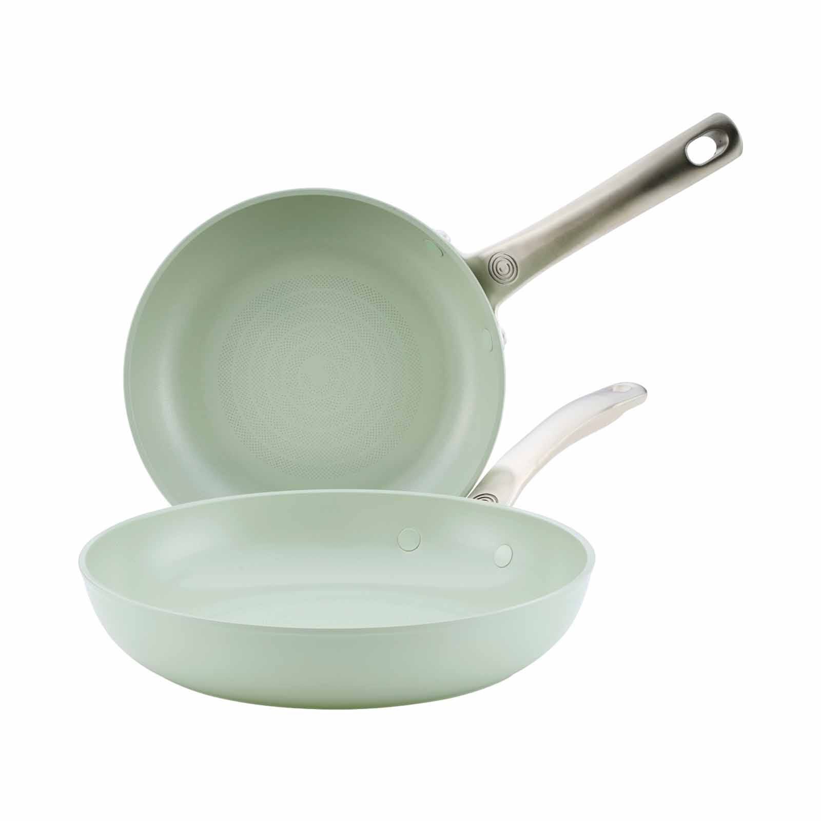 CIRCULON Halo With Laserdefense Ceramic Nonstick Frypan Twin Pack Set (20.3/25cm) - Sage 16157-image 1
