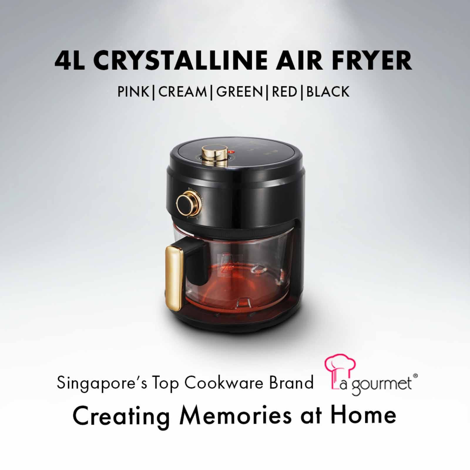 LA GOURMET 4.0l Crystalline Air Fryer - Green LGELAF412843-image 7