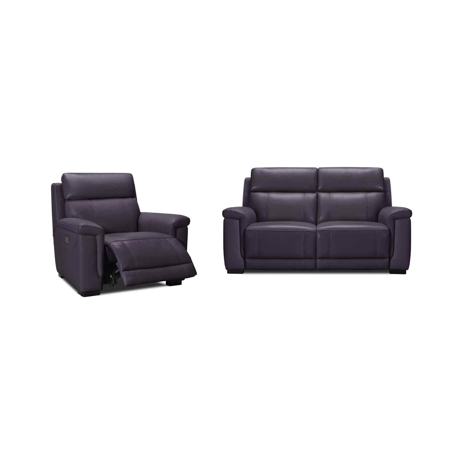 2rr+1r Seater (fl) C16 Mto Full Leather Incliner Sofa Set KIRUNA