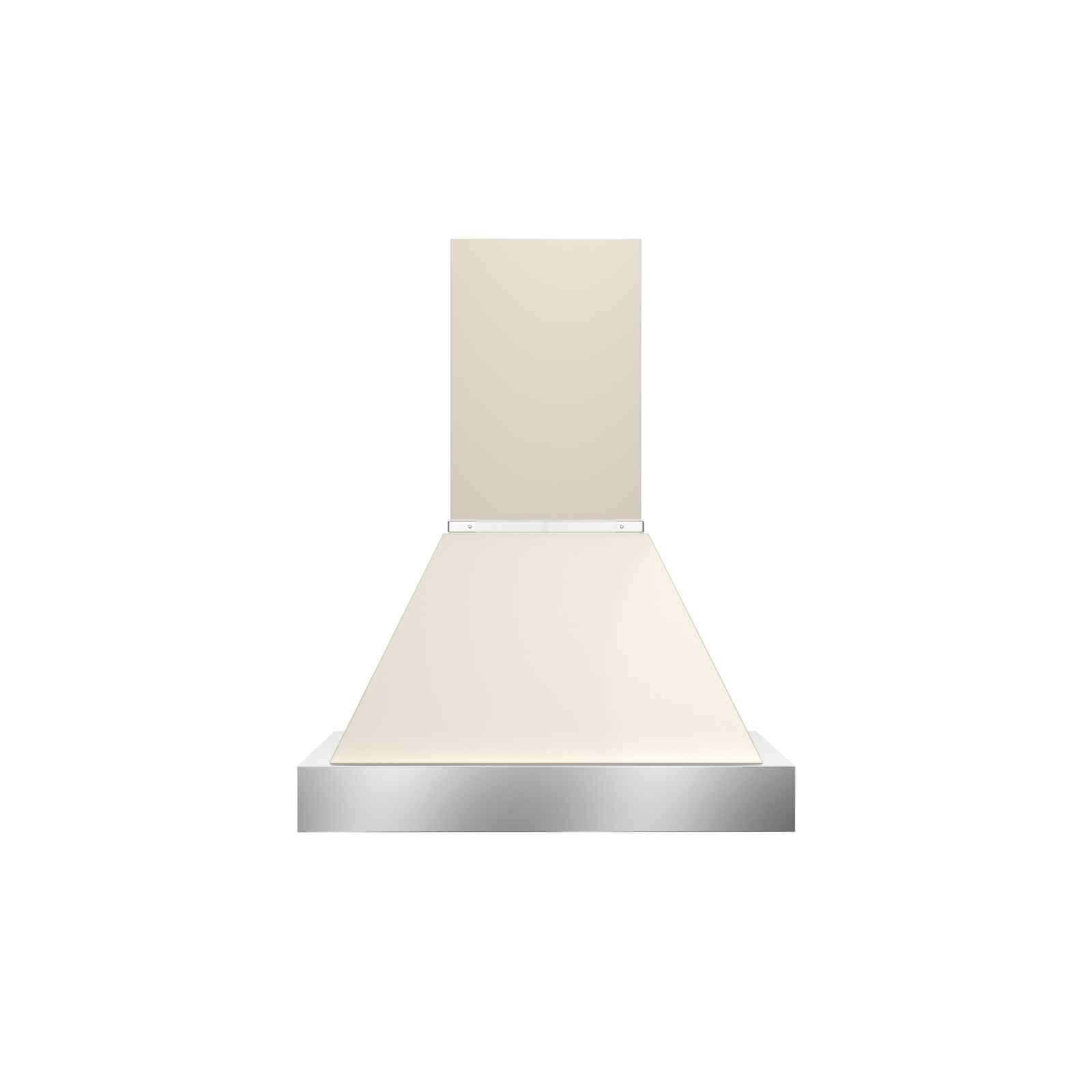 BERTAZZONI 90cm Wall Mount Hood With Duct Cover (ivory) K90HERTX+KC36HERTAV-image 1