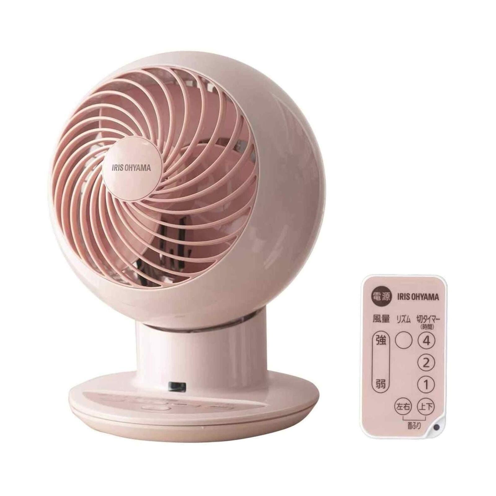 IRIS OHYAM 6 In Circulator Table Fan (coral Pink) PCF-SC15T PINK