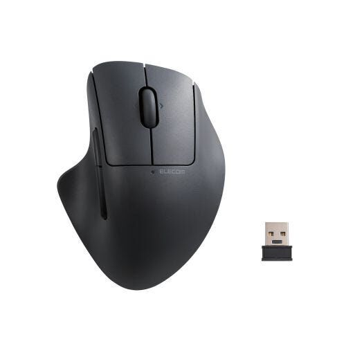 ELECOM Anti Bacterial 5 Button Tilt Wheel Wireless Silent Mouse Blk M-SH30DBSKBK