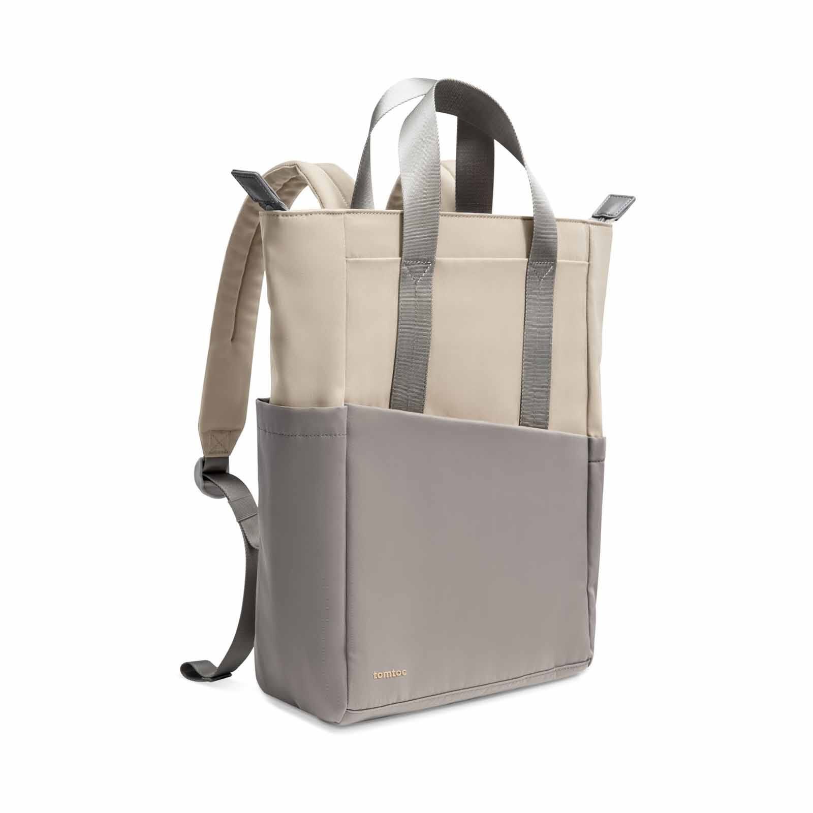 TOMTOC Slash T63 Laptop Backpack - Moon Gray (a63c1g1) T63M1G1-image 3