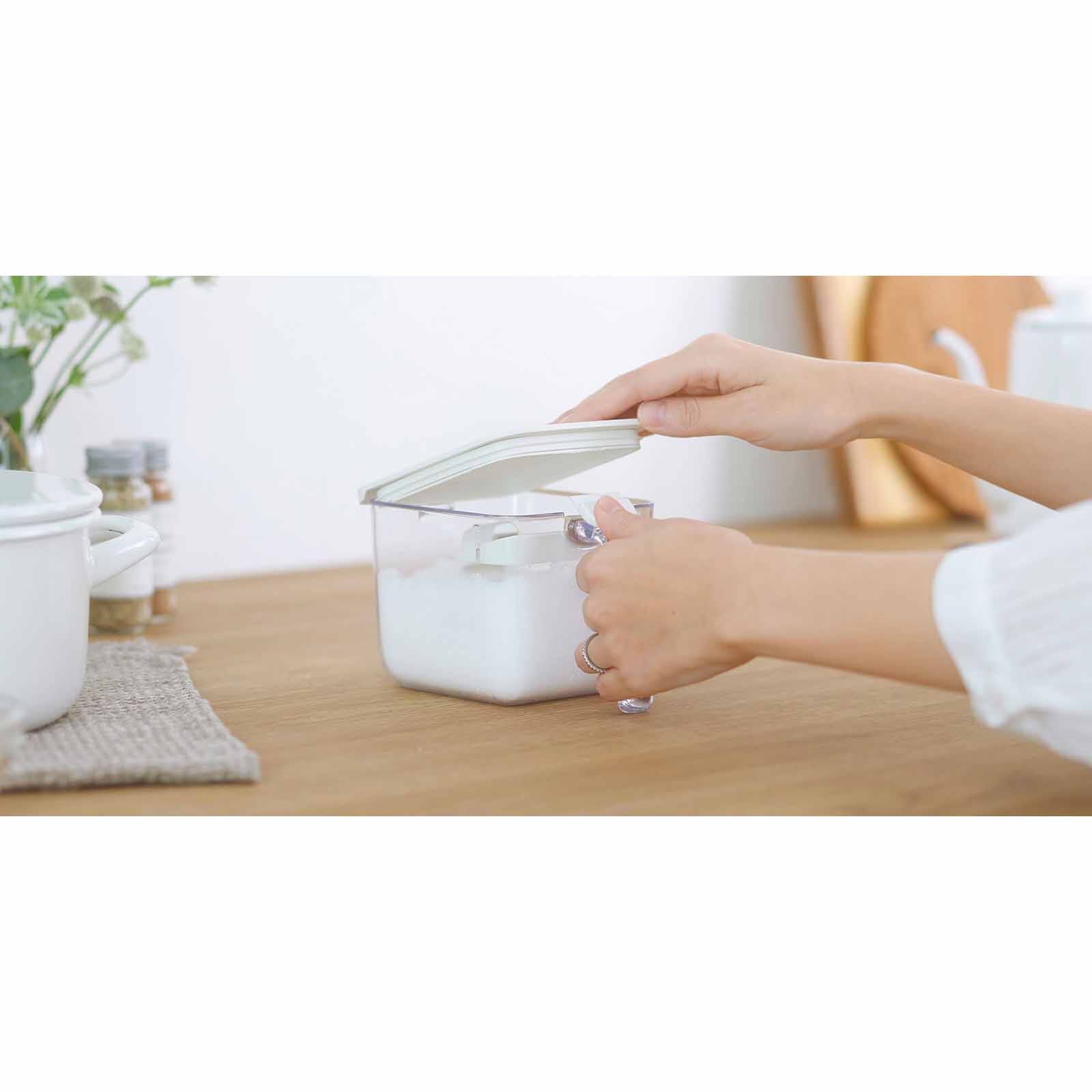 MARNA Good Lock Salt/sugar Container Wide (104x95x155mm) - Grey K775-GY-image 4