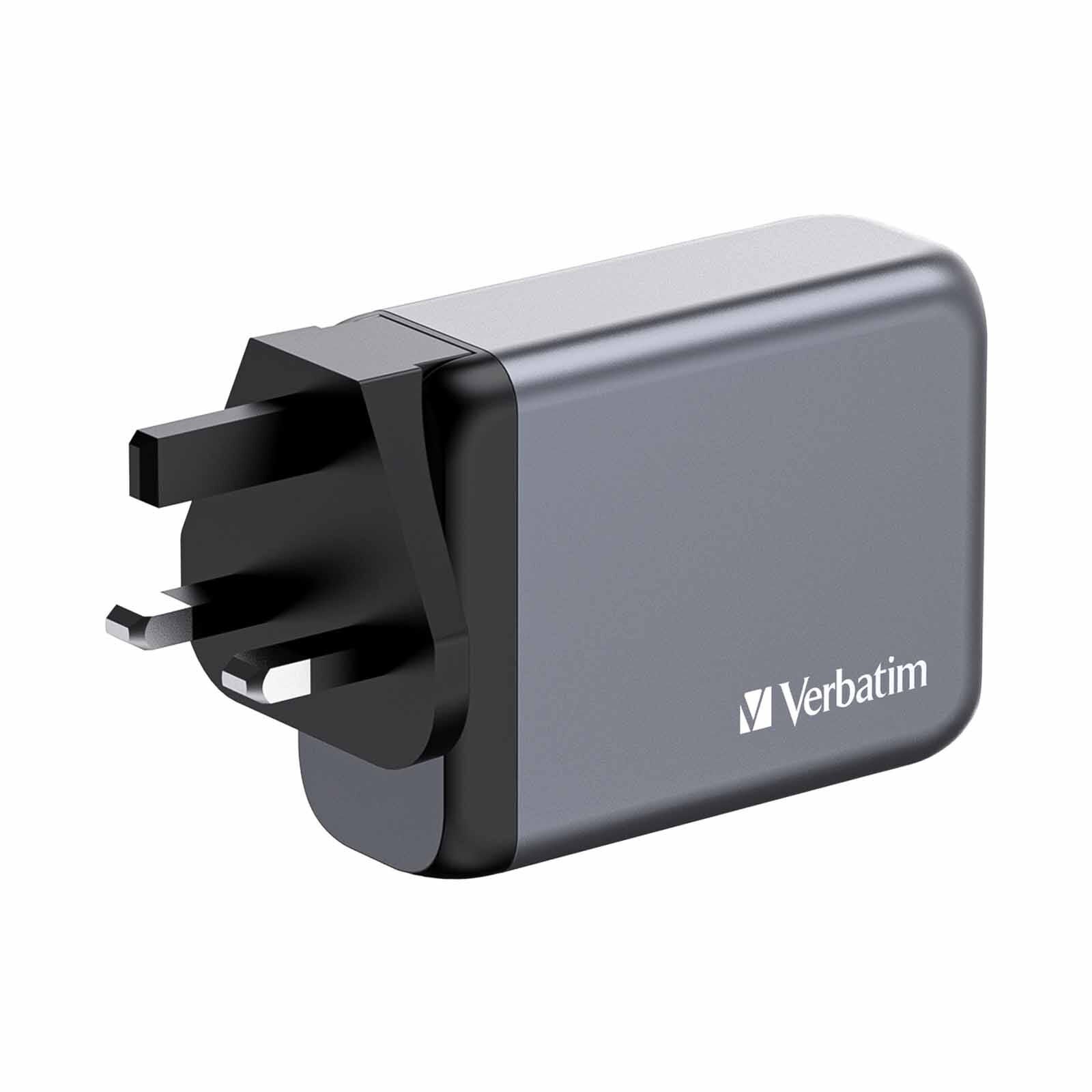 VERBATIM Gan Charger 4 Port 100w Usb A/c (eu/uk/us) VM32202-image 3