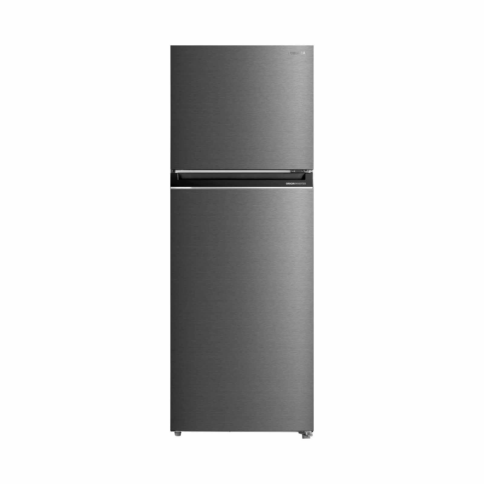 TOSHIBA 2 Door Top Mount Fridge ( 312l) GR-RT416WE-PMX(58)