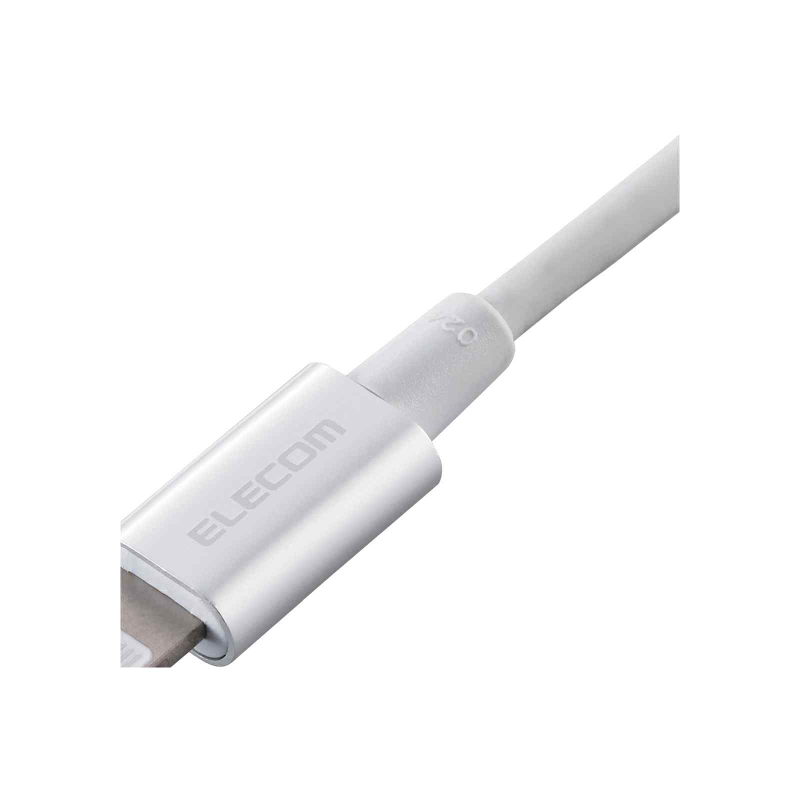 ELECOM Lightning Cable 1m Silver MPA-UALPS10SV-image 2