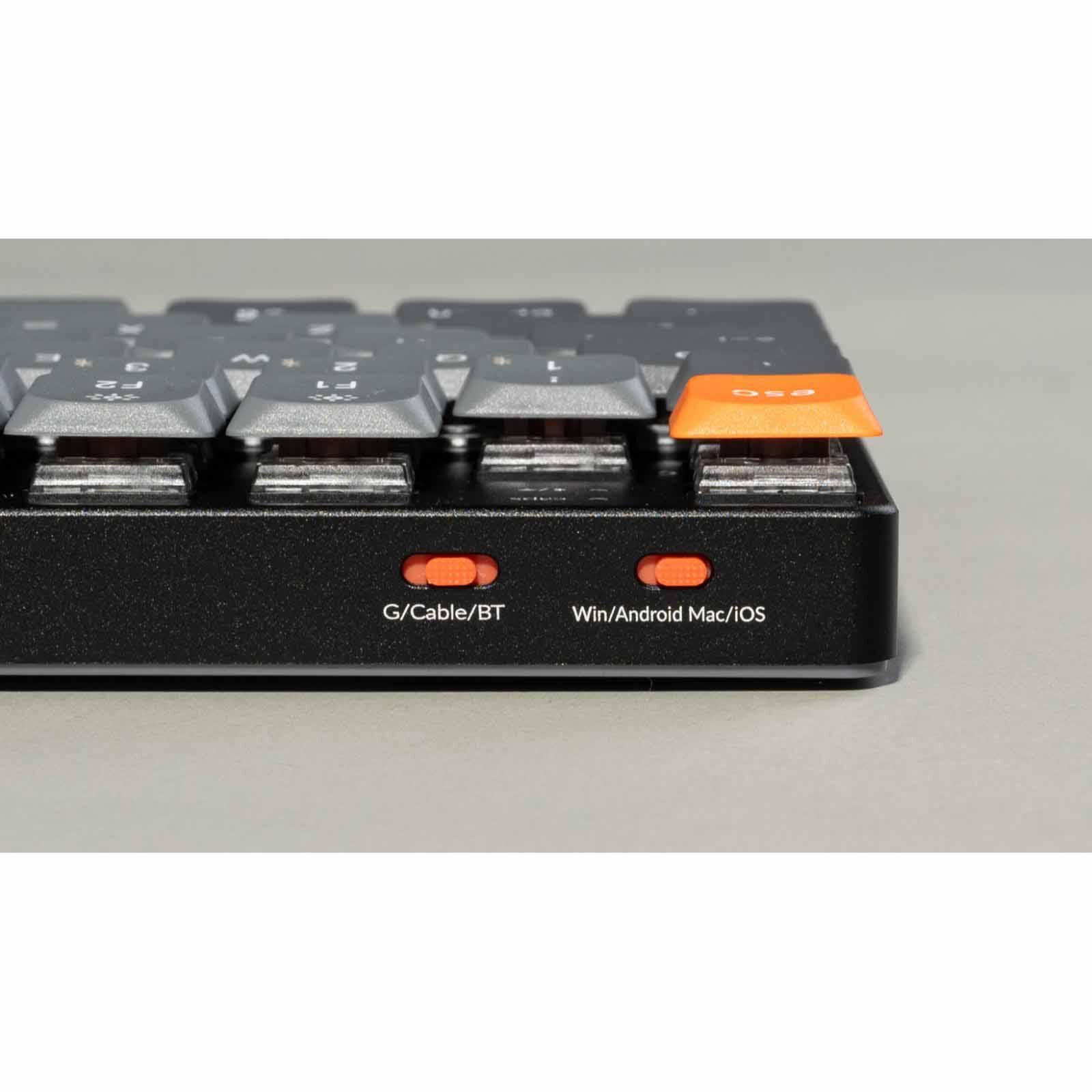 KEYCHRON Keychron K13 Max 80% +numpad 90 Key, Black, Red Switch, Rgb Hot-swap Gateron Low Profile KYCN-K13M-H1-image 3