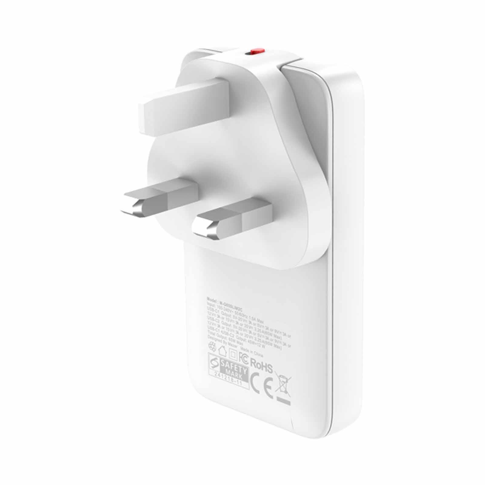 MAZER Prestigegan Pd65w 2c With Travel Plugs - White M-G65SLIM2C-WH-image 13