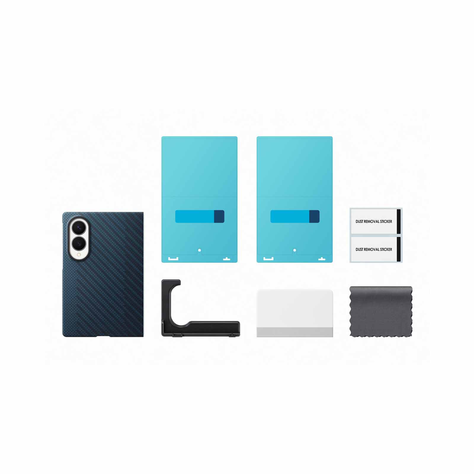 SAMSUNG Galaxy Z Fold8 Carbon Magnet Case Blue EF-KF971SNEGWW-image 4
