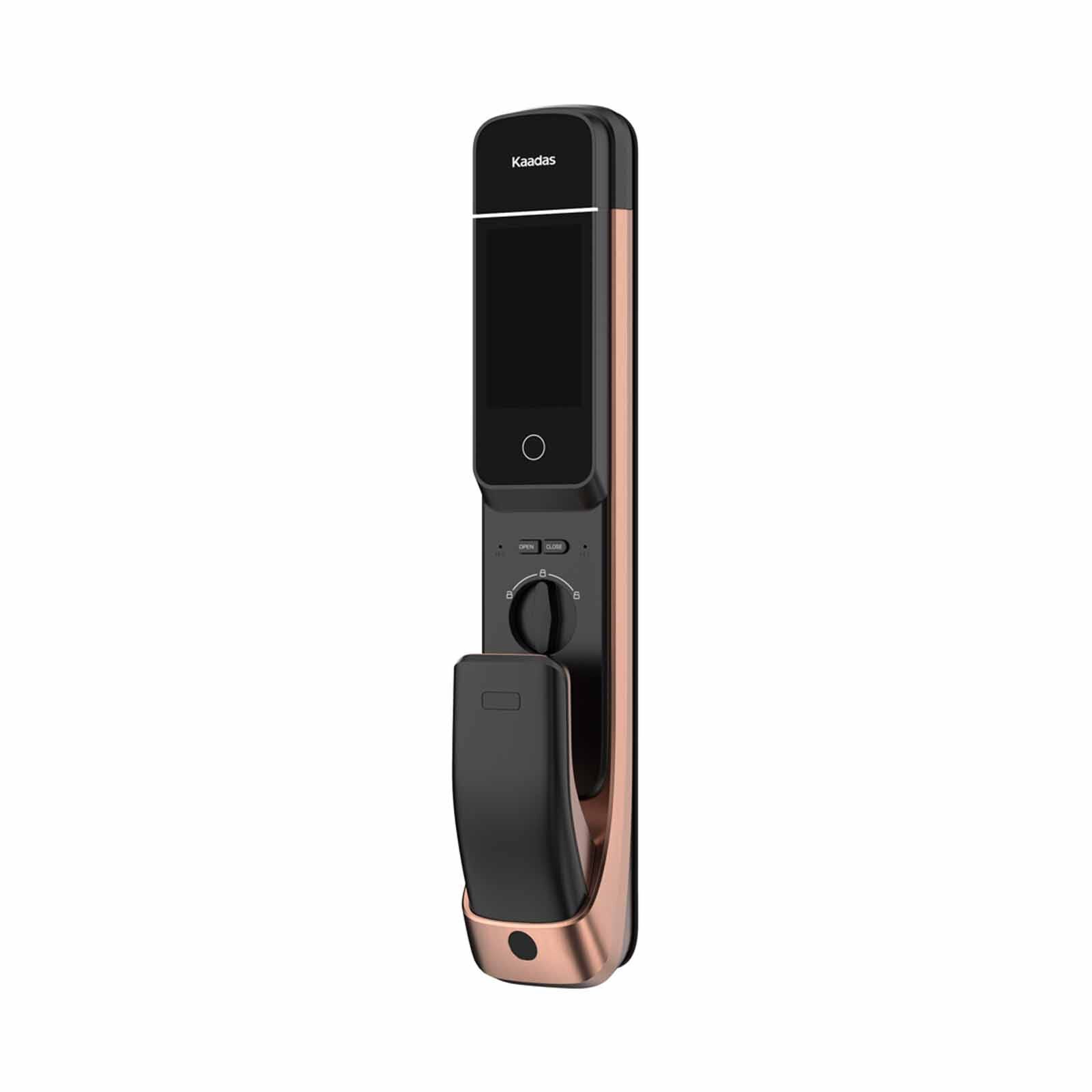 KAADAS Wifi Mortise Door Lock With 3d Face Recognition, Built-in Doorbell & Viewer K20 PRO MAX COPPER-image 7