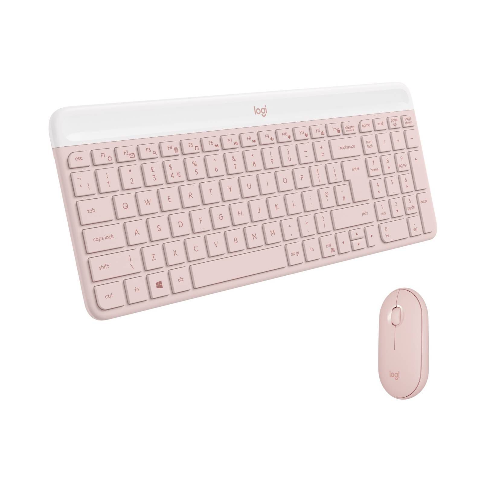 LOGITECH Mk470 Wireless Slim Combo Rose (iy) 920-011326-image 5