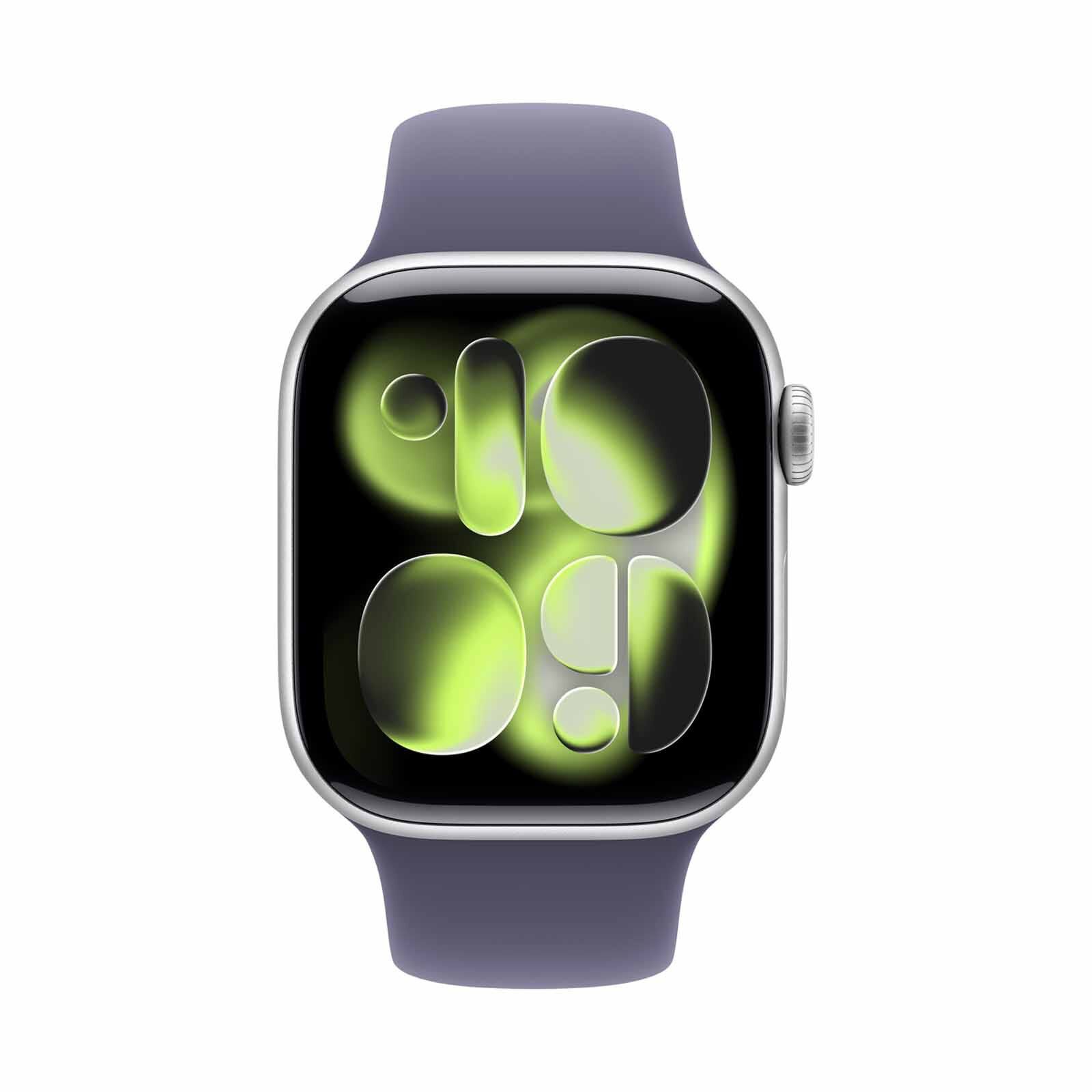 APPLE Watch Series 11 Gps + Cellular 42mm Silver Aluminium Case With Purple Fog Sport Band - M/l MF8J4X/A-image 7
