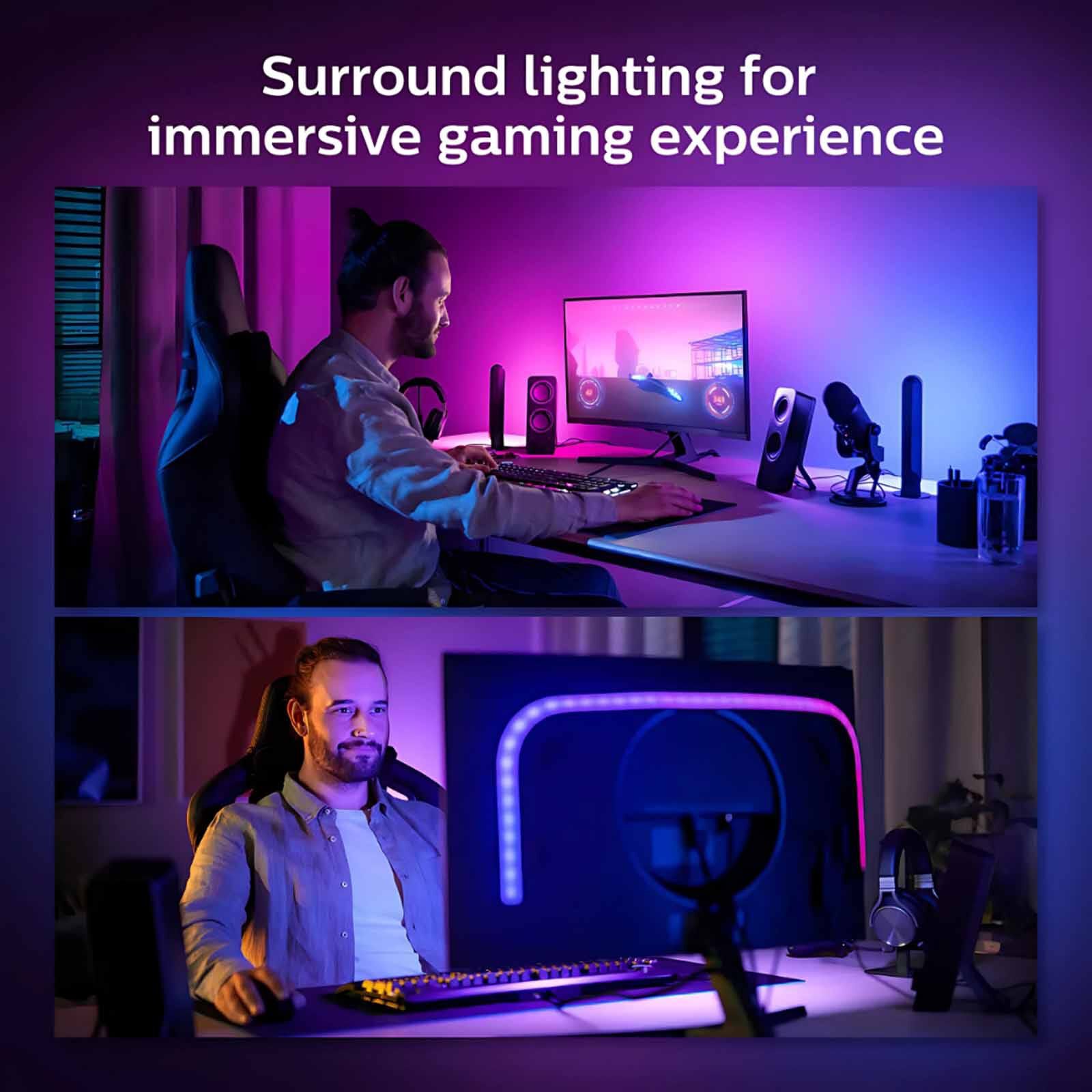 PHILIPS HU Play Gradient Lightstrip For Pc 24-27 Inch 929003498505-image 2