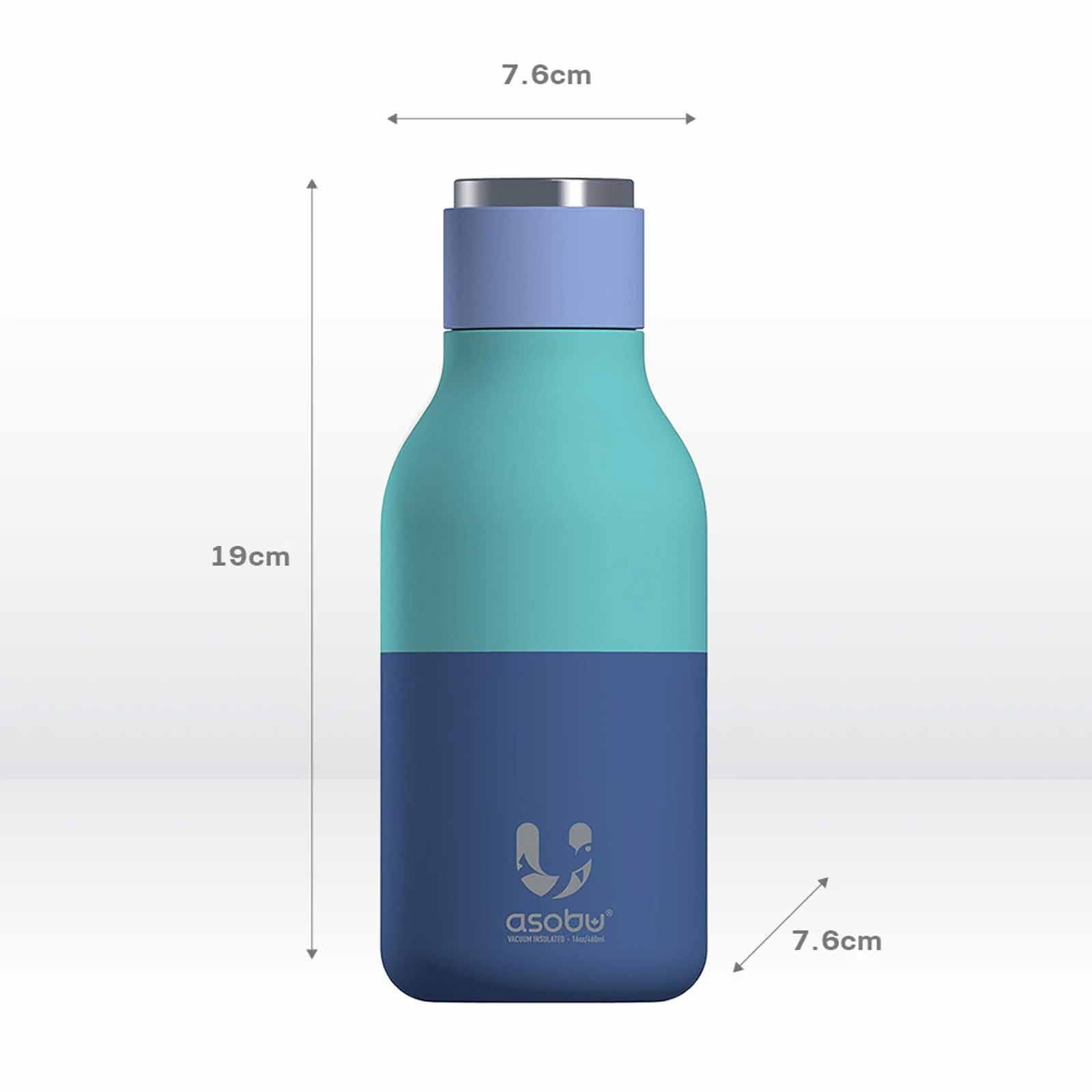 ASOBU Urban Water Bottle Pastel Blue 460ml ASBV24BL-image 4