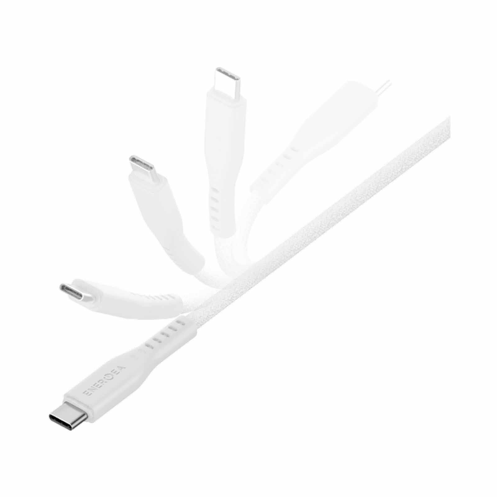 ENERGEA Flow C-l Mfi Cable 480mbps With Mct 1.5m - White CBL-FLCL-WHT150M-image 3