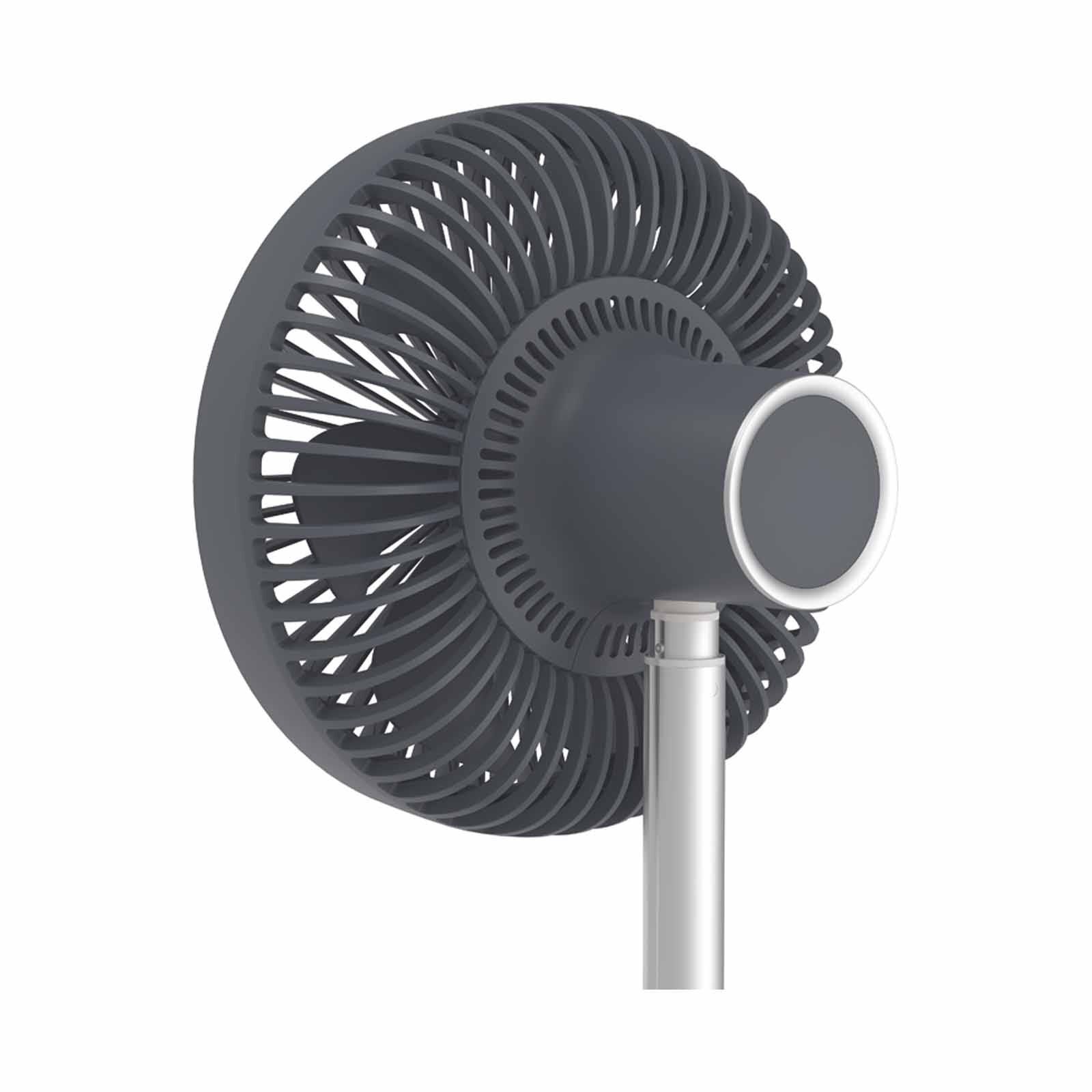 EUROPACE 7 In Rechargeable Dc Fan With Adjustable Height -grey EUF3753DGY-image 6