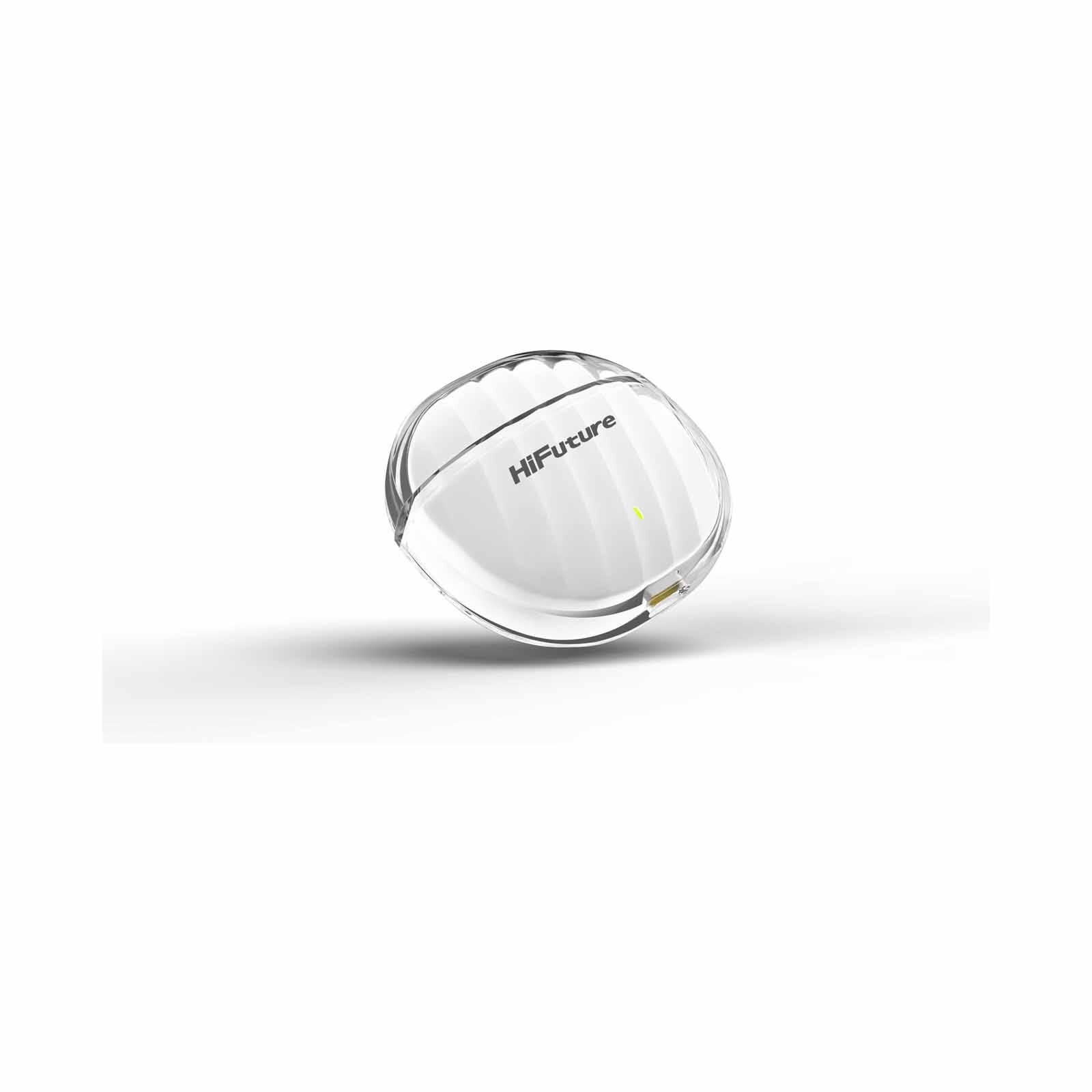 HIFUTURE Flybuds3 - White Tws Earbuds With 4microphones Enc HEF3WH-image 2