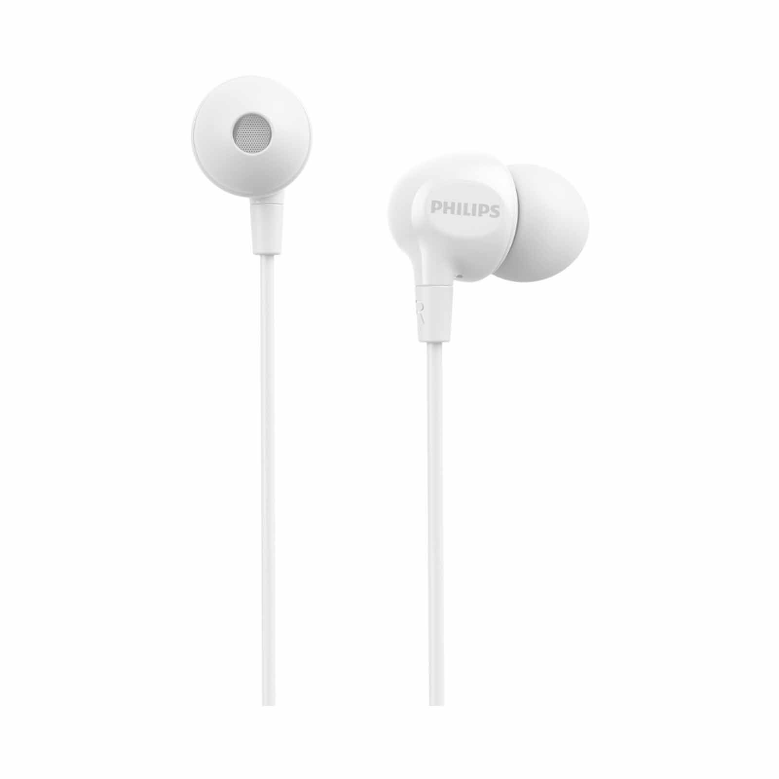 PHILIPS Wired In-ear, 1.2m, 10mm Neodymium Driver, Built-in Mic, Play/pause Button TAE2100WT/97-image 3