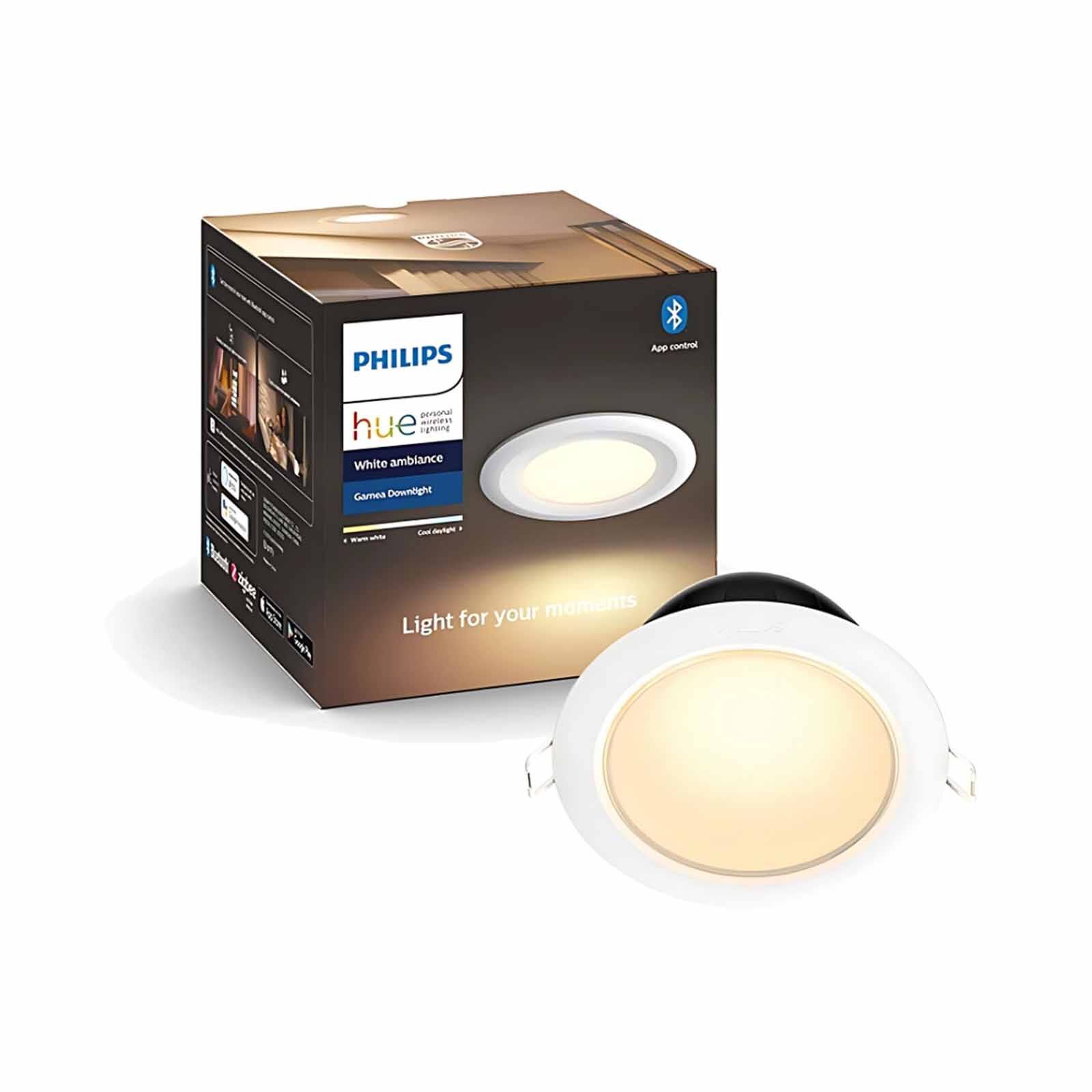 PHILIPS HU 51107 Garnea White Ambiance Downlight 125 Rd 7w 600 Lm 929003123701-image 1