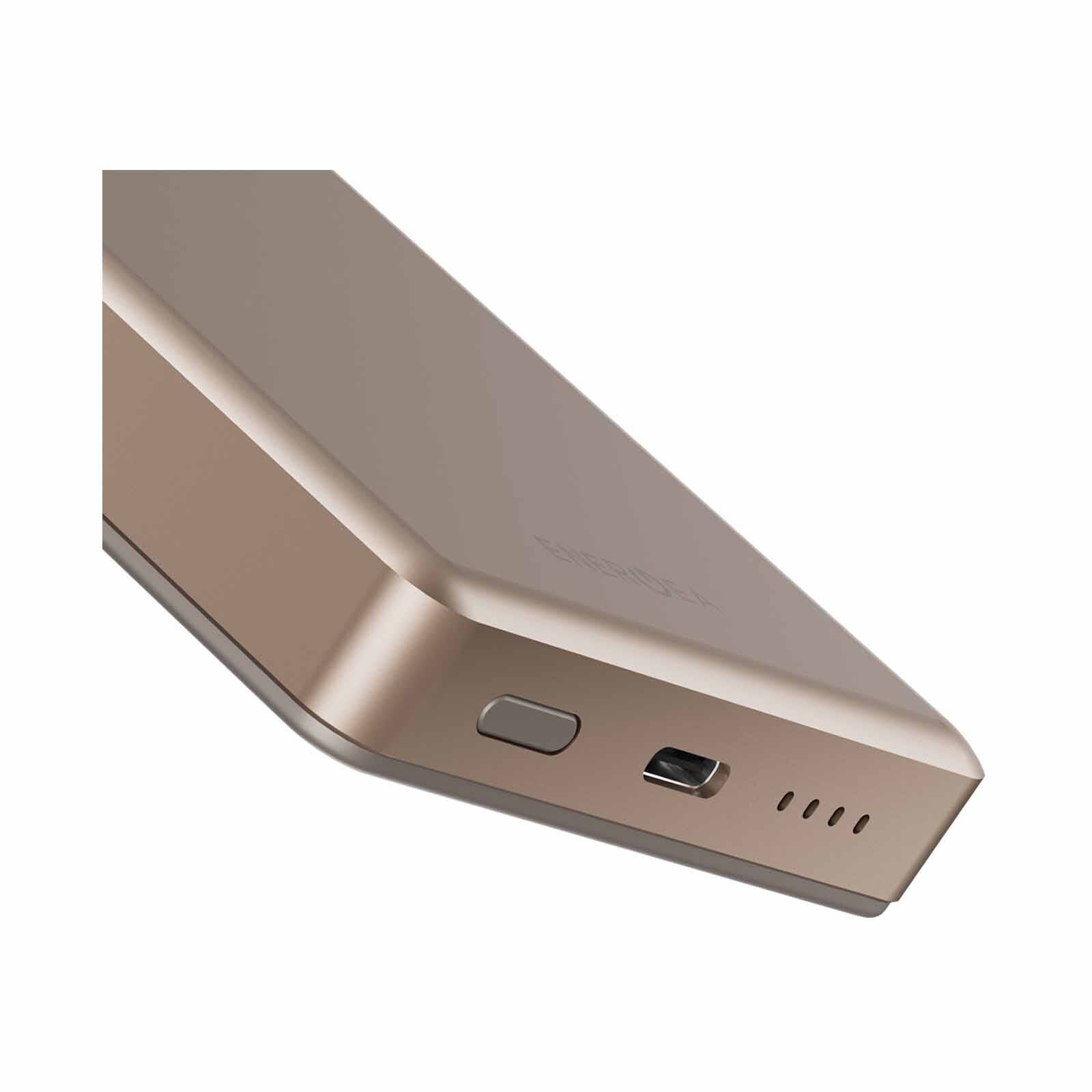 ENERGEA Alupac 10k, 10000mah Ultra Light Aluminium Magsafe Compatible Powerbank AP-10KQH-GLD-image 2