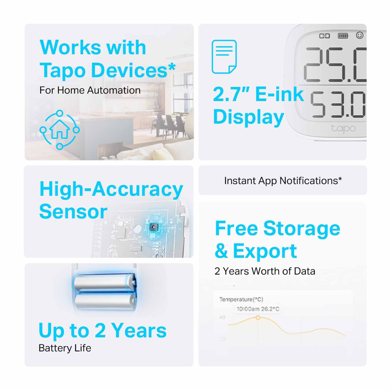 TP LINK Tapo Smart Temperature & Humidity Monitor TAPO T315-image 9