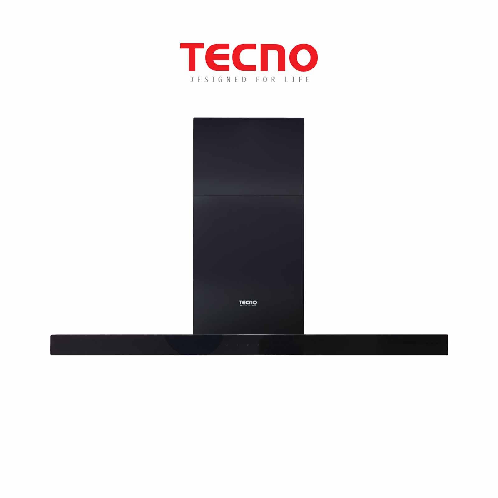 TECNO Chimney Hood (60cm) Full Black (exclude Installation) KA2238BK