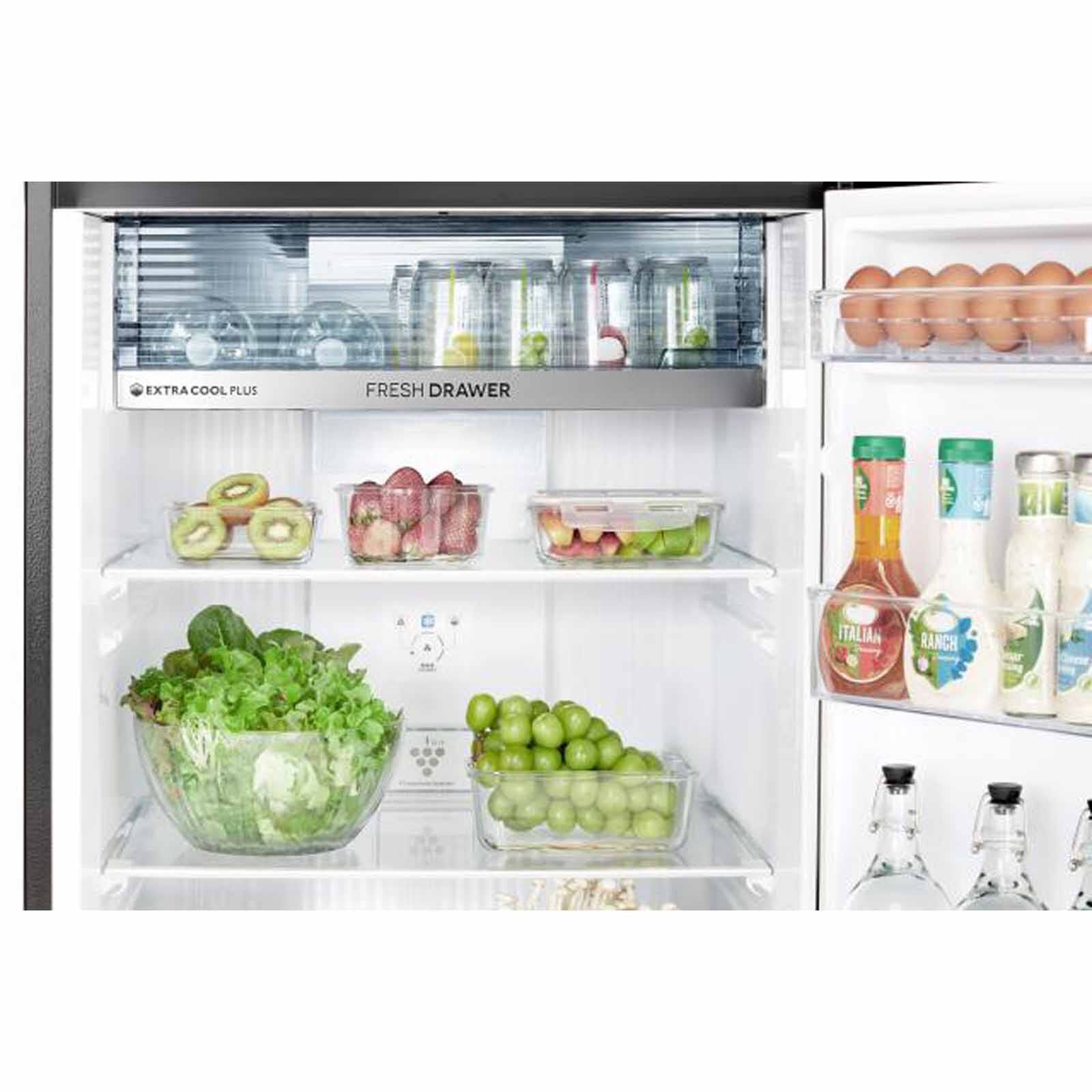 SHARP Top Mounted Fridge (469l) - Pink SJ-RF47E-PK-image 3