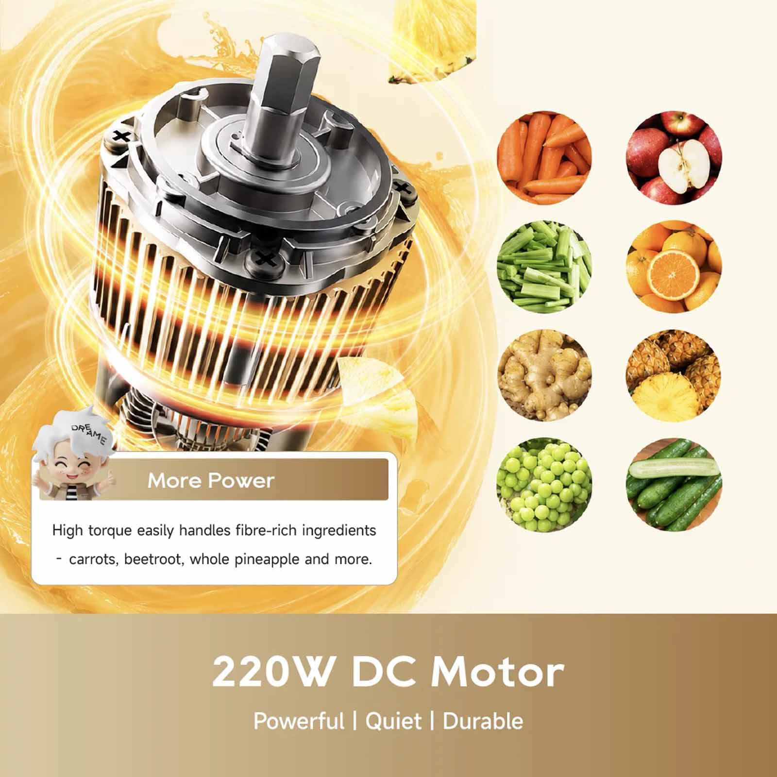DREAME Sj30 Flownutri Tilt Slow Juicer DM-SJ30-BK-image 2