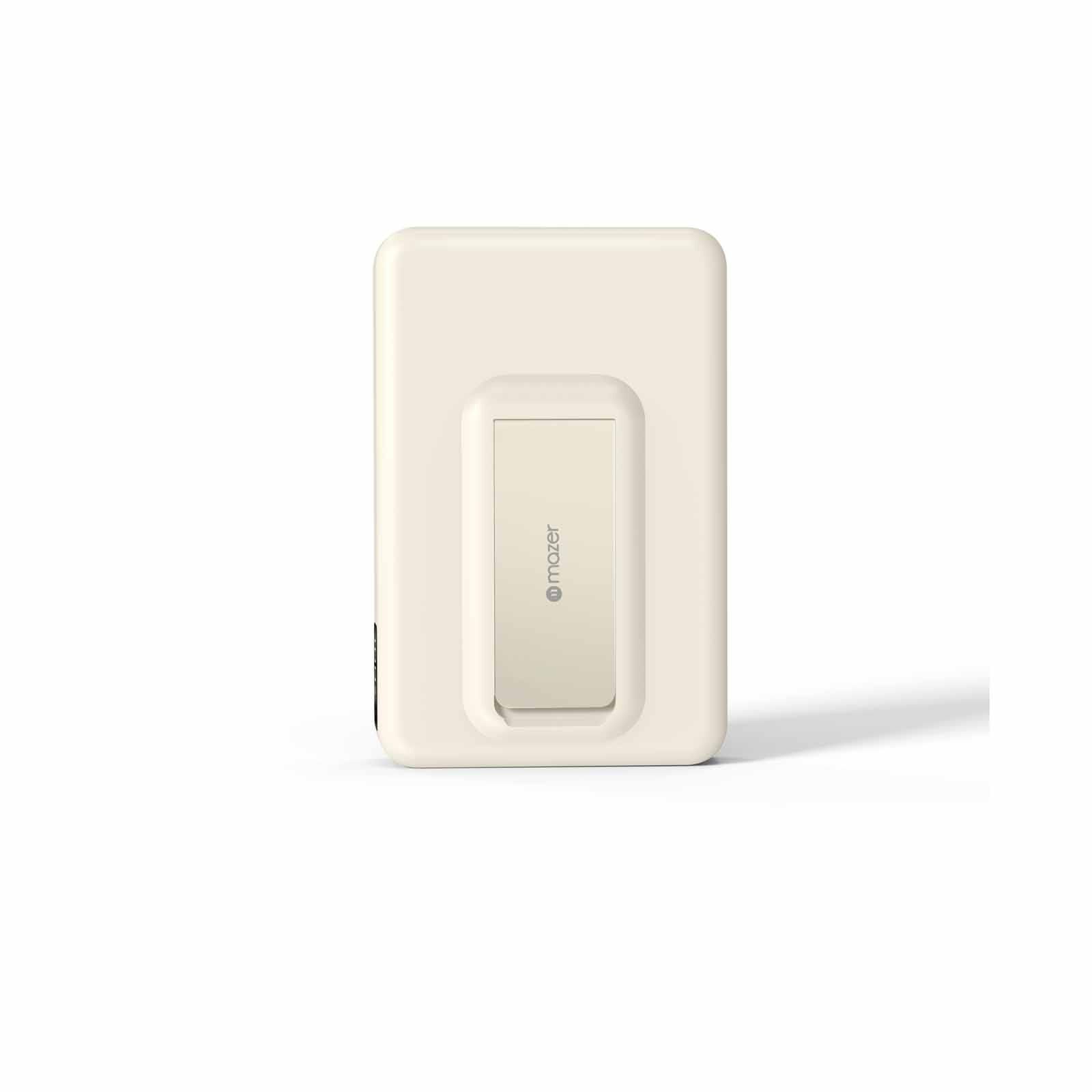 MAZER Magnetic 15w 10,000mah/pd30w With Istand Power Bank-cream M-MAGAIR20-CM-image 8