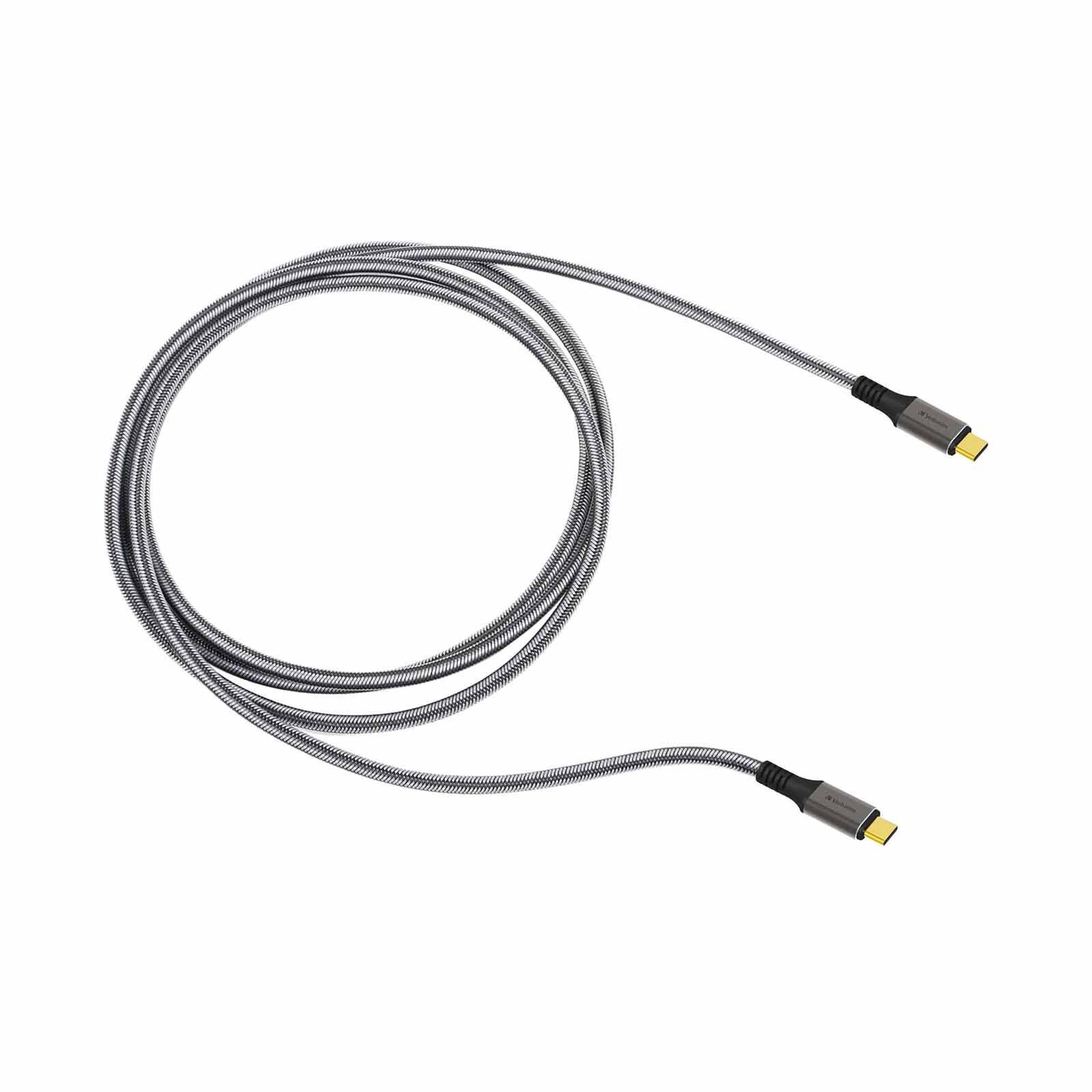 VERBATIM 200cm Tough Max Usb 4.0 20gbpspd 3.1 240w C To C Cable VM66823-image 5