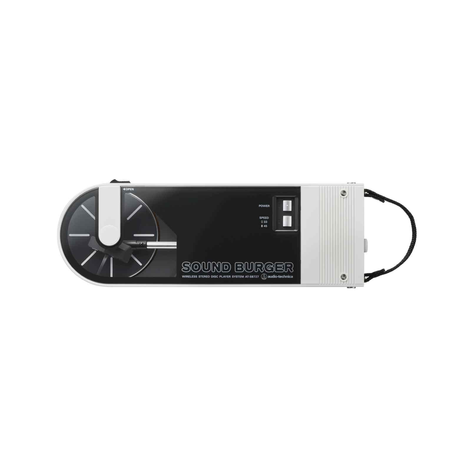 AUDIO TECH Portable Bluetooth Turntable (white) AT-SB727 WH