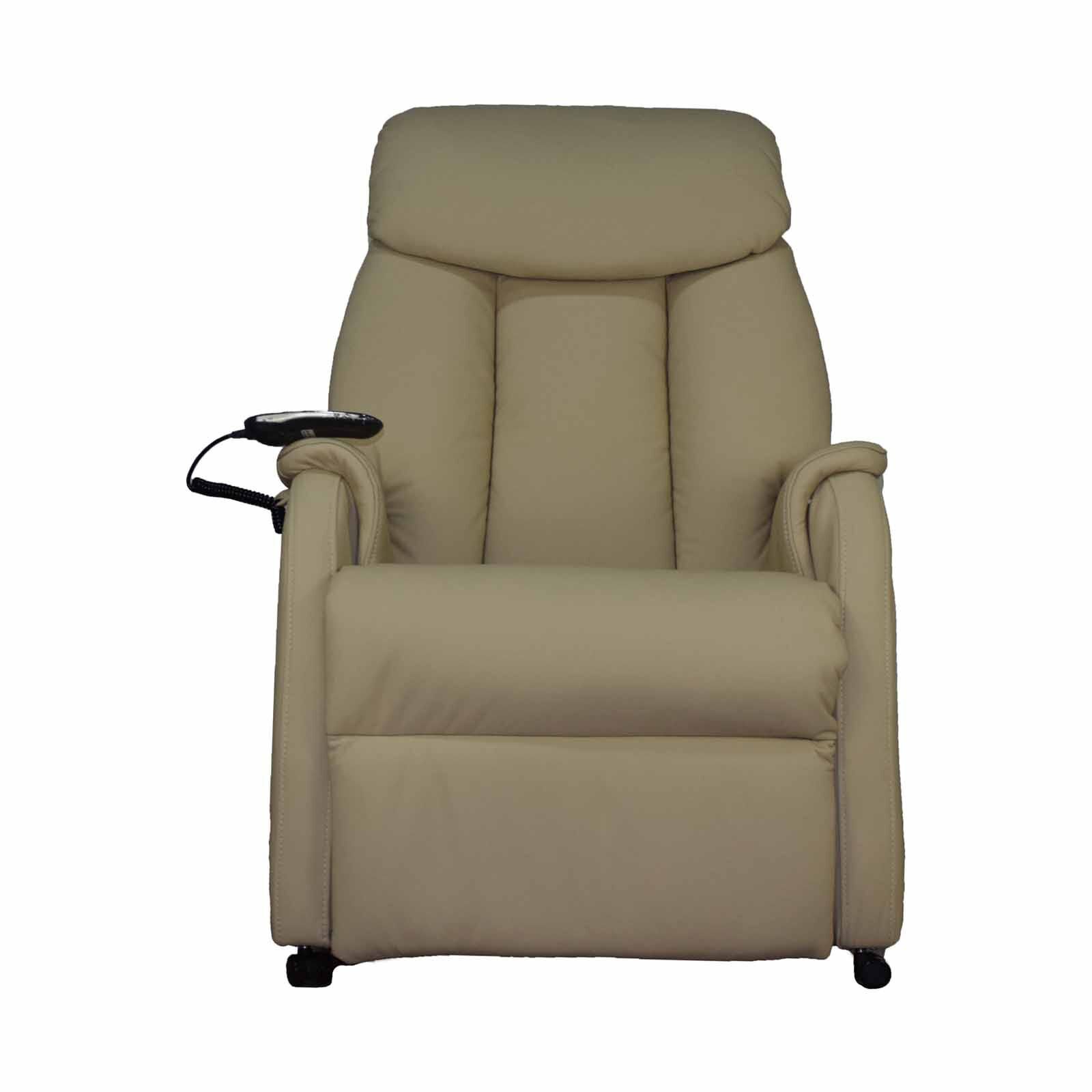 Power Recliner Z/gravity (hl) Beige Half Leather Recliner MOSTAR-image 1