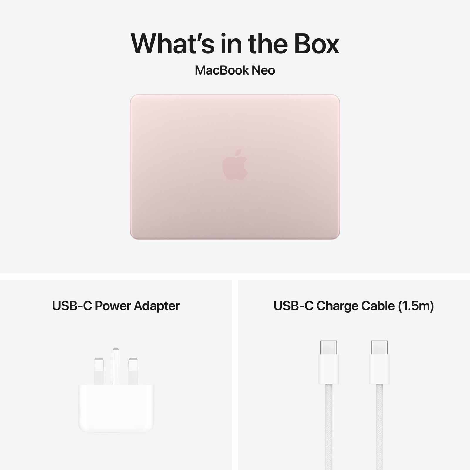 APPLE 13-inch Macbook Neo: A18 Pro Chip With 6-core Cpu And 5-core Gpu, 8gb, 256gb Ssd - Blush MHFH4ZP/A-image 8
