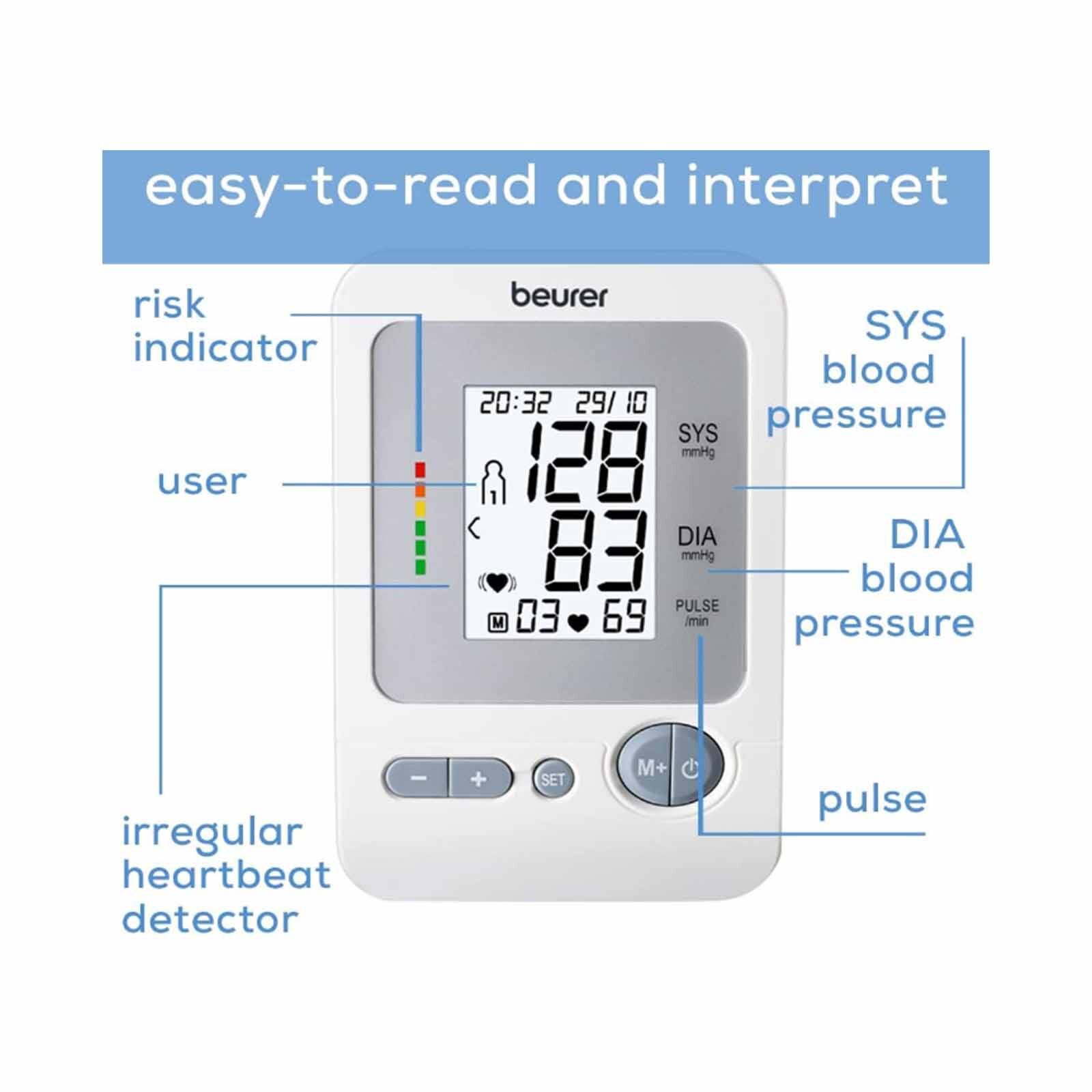 BEURER Upper Arm Blood Pressure Monitor BM 26-image 2