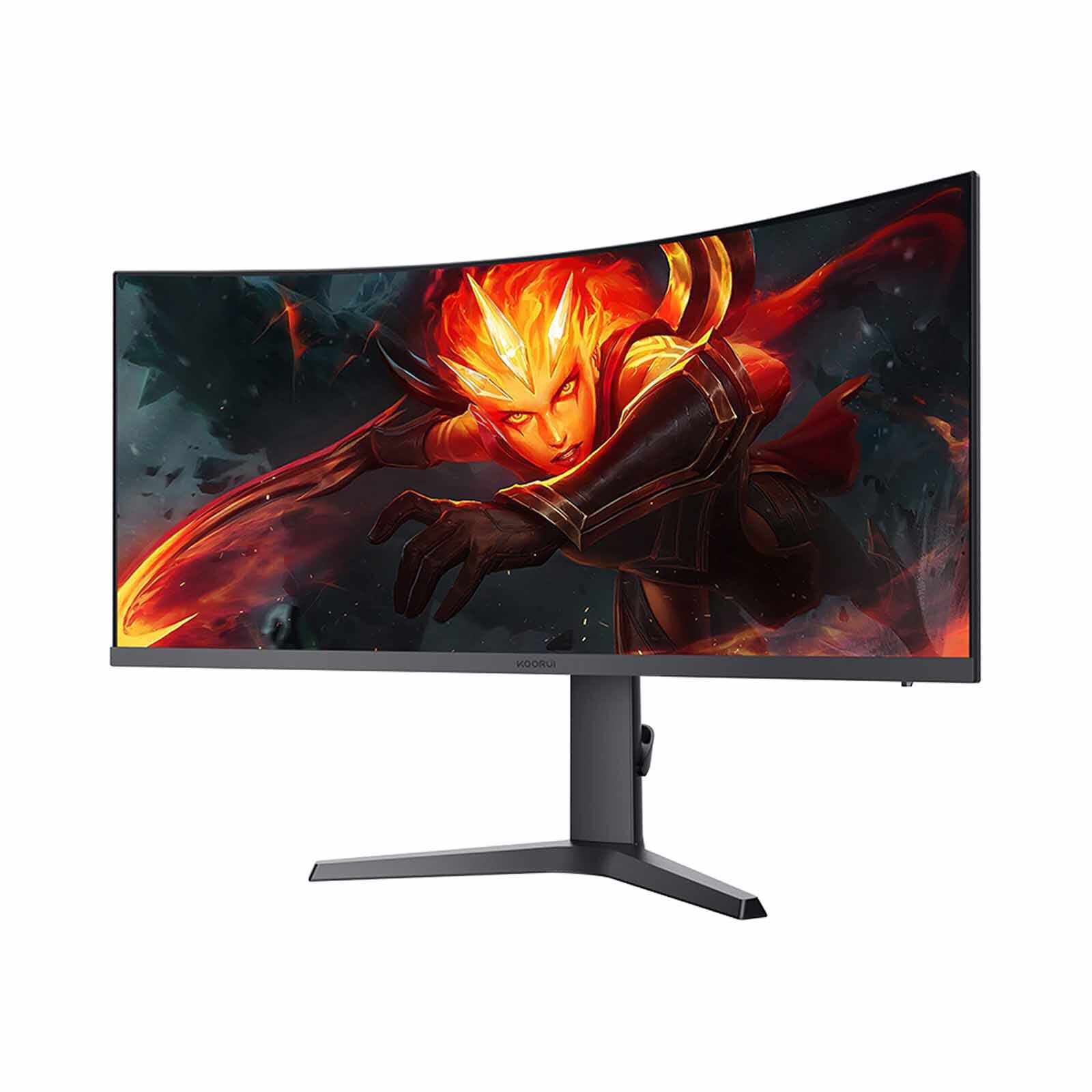 KOORUI 34in Curve/180hz/1ms/dci-p3/hdr400/ultrawide Gaming Monitor G3441VC-image 5